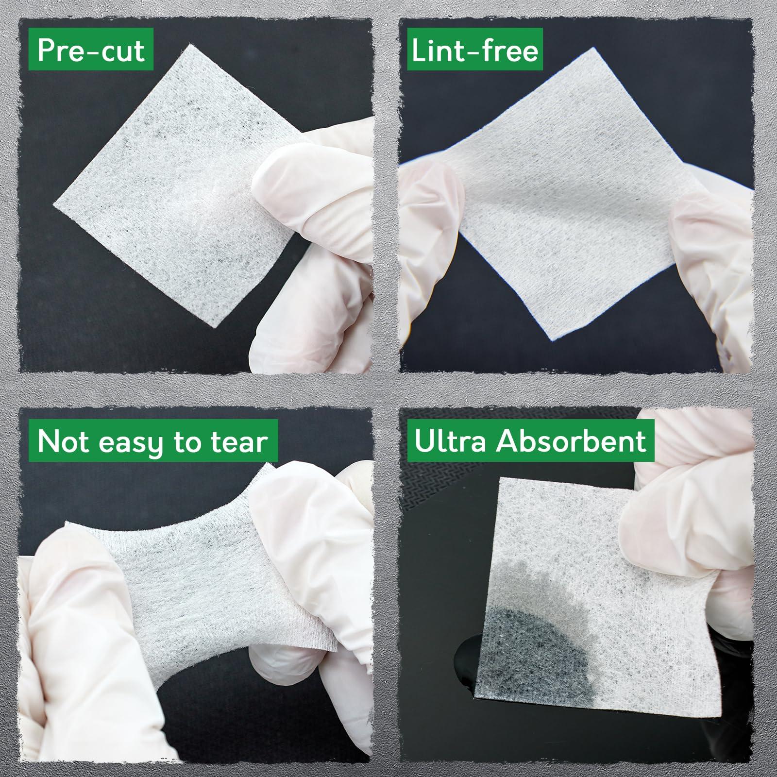 Gun Cleaning Supplies - Cleaning Patches and Cotton Swabs, 6" Long Cotton Swab & 2" Lint Free Pad - Highly Absorbent, Essential Supplies for Barrel and Bore Care - Image 5