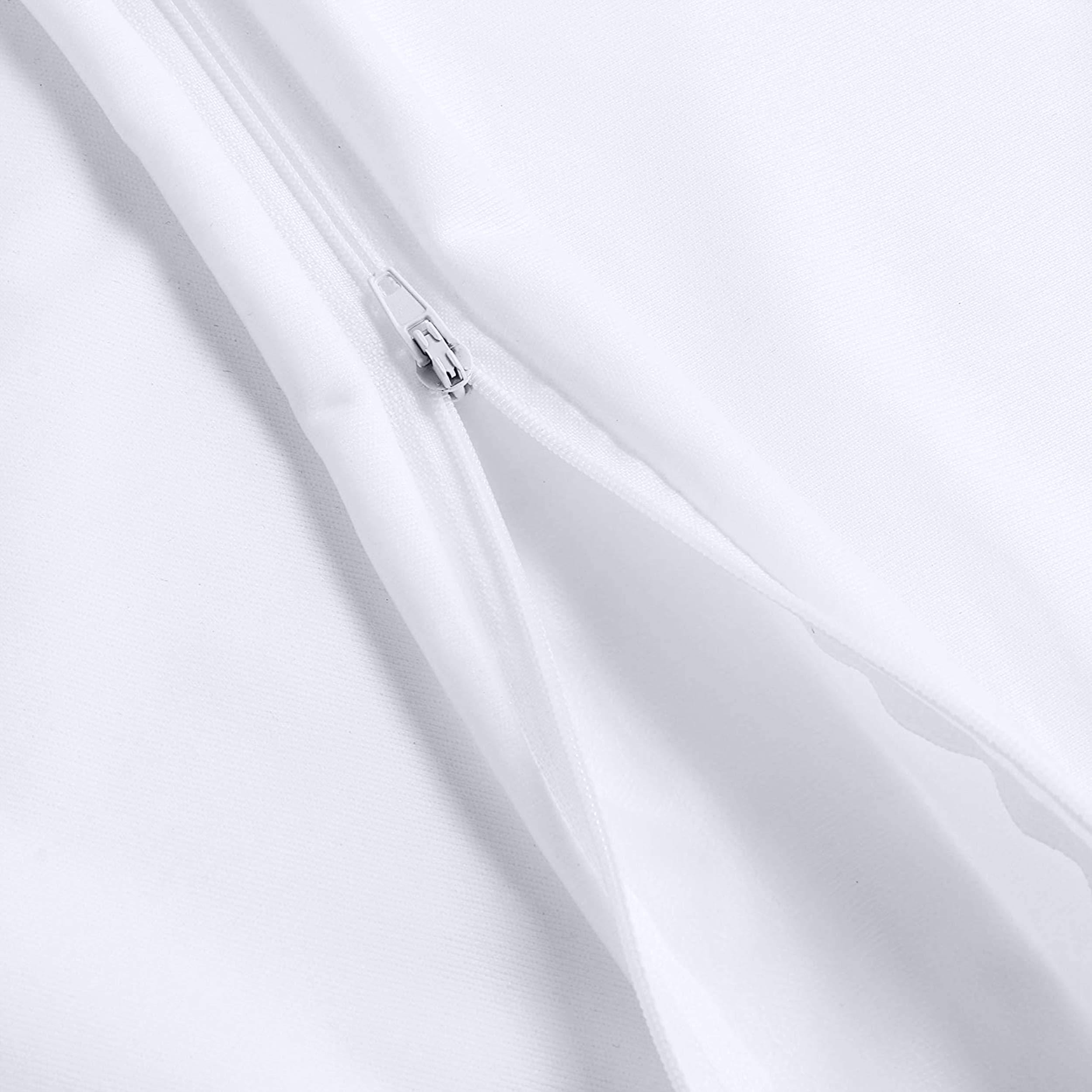 Utopia Bedding Waterproof Pillow Protectors Zippered Queen Size (2 Pack, White), Zippered Pillowcases, Bed Bug Proof Pillow Encasement Covers 20 x 28 Inches - Image 5