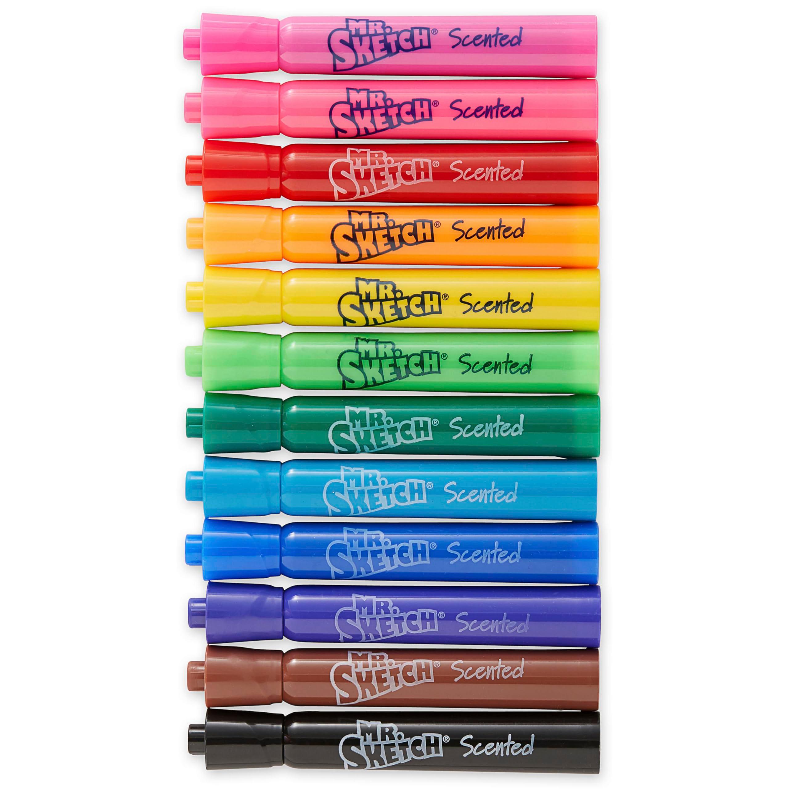 Mr. Sketch Scented Markers, Chisel Tip Marker, Assorted Colors, 22 Count - Image 3