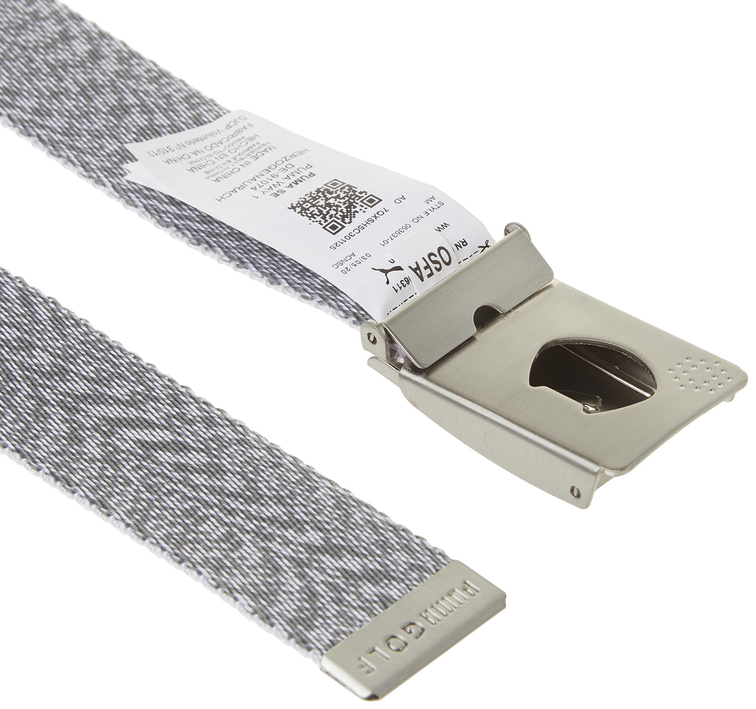PUMA Golf 2019 Men's Reversible Web Belt (One Size), Bright White - Image 4
