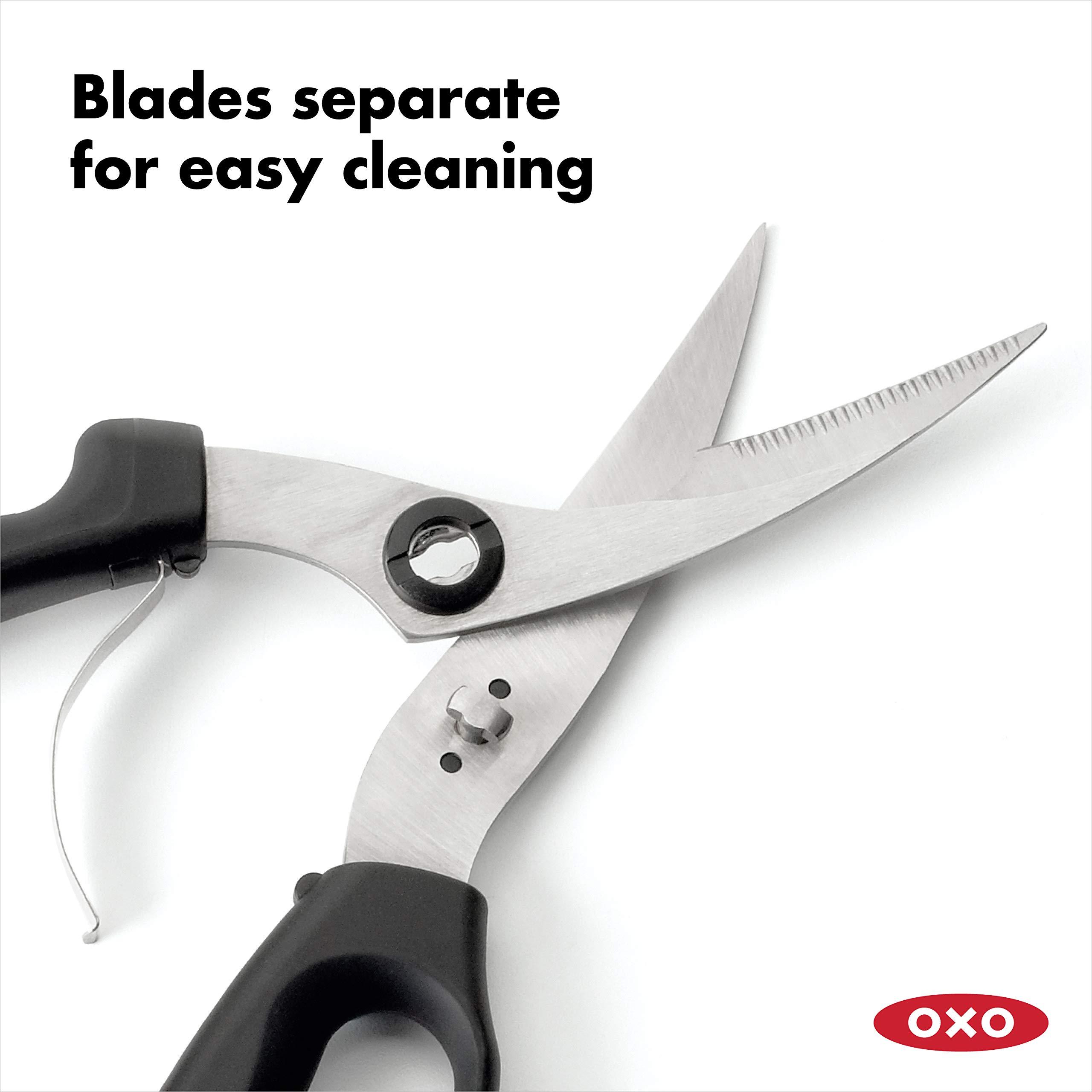 OXO Good Grips Spring-Loaded Poultry Shears, Black - Image 4