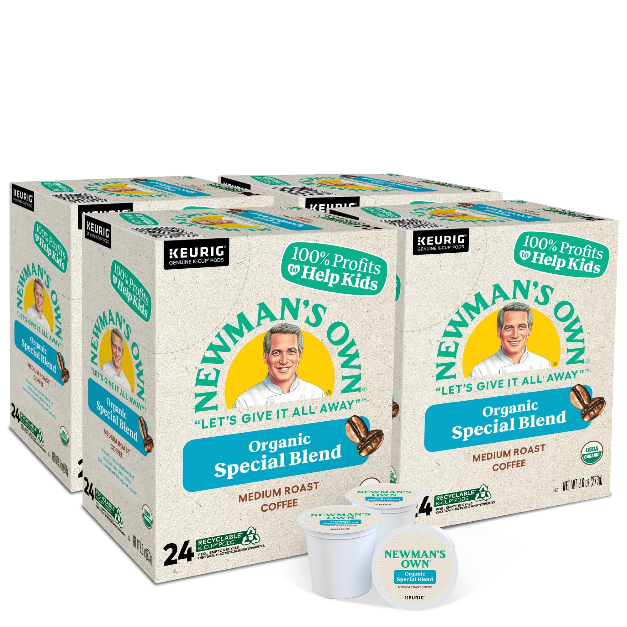 Newman's Own Organics Special Blend Keurig Single-Serve K-Cup Pods, Medium Roast Coffee, 96 Count - Image 2