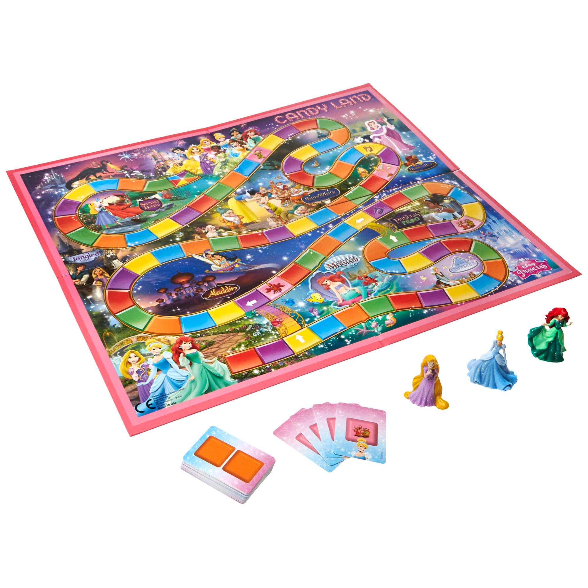 Hasbro Gaming Candy Land Disney Princess Edition Board Game, Preschool Games for 2 to 3 Players, Family Games for Kids Ages 3 and Up (Amazon Exclusive) - Image 5