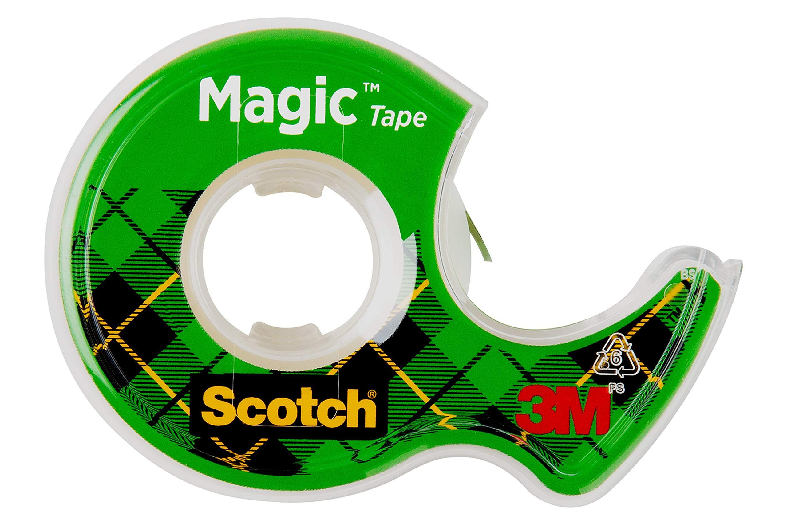 Scotch Magic Tape, Invisible, Home Office Supplies and Back to School Supplies for College and Classrooms, 4 Rolls with 4 Dispensers - Image 3