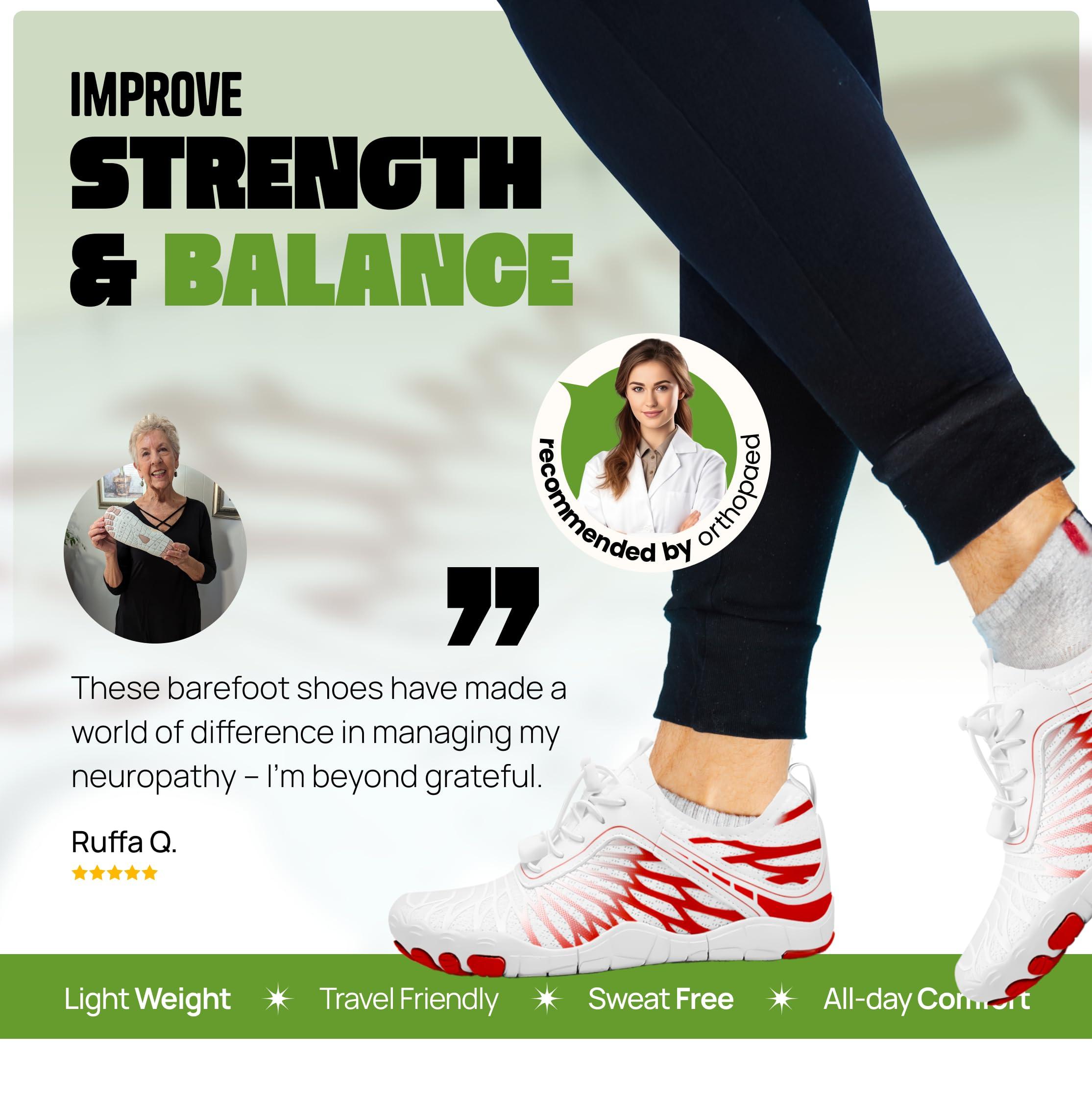 Hike Footwear HF Signature Healthy & Non-Slip Breathable Barefoot Shoes, Flexible Lightweight Daily Wear Walking Shoes Unisex - Image 3