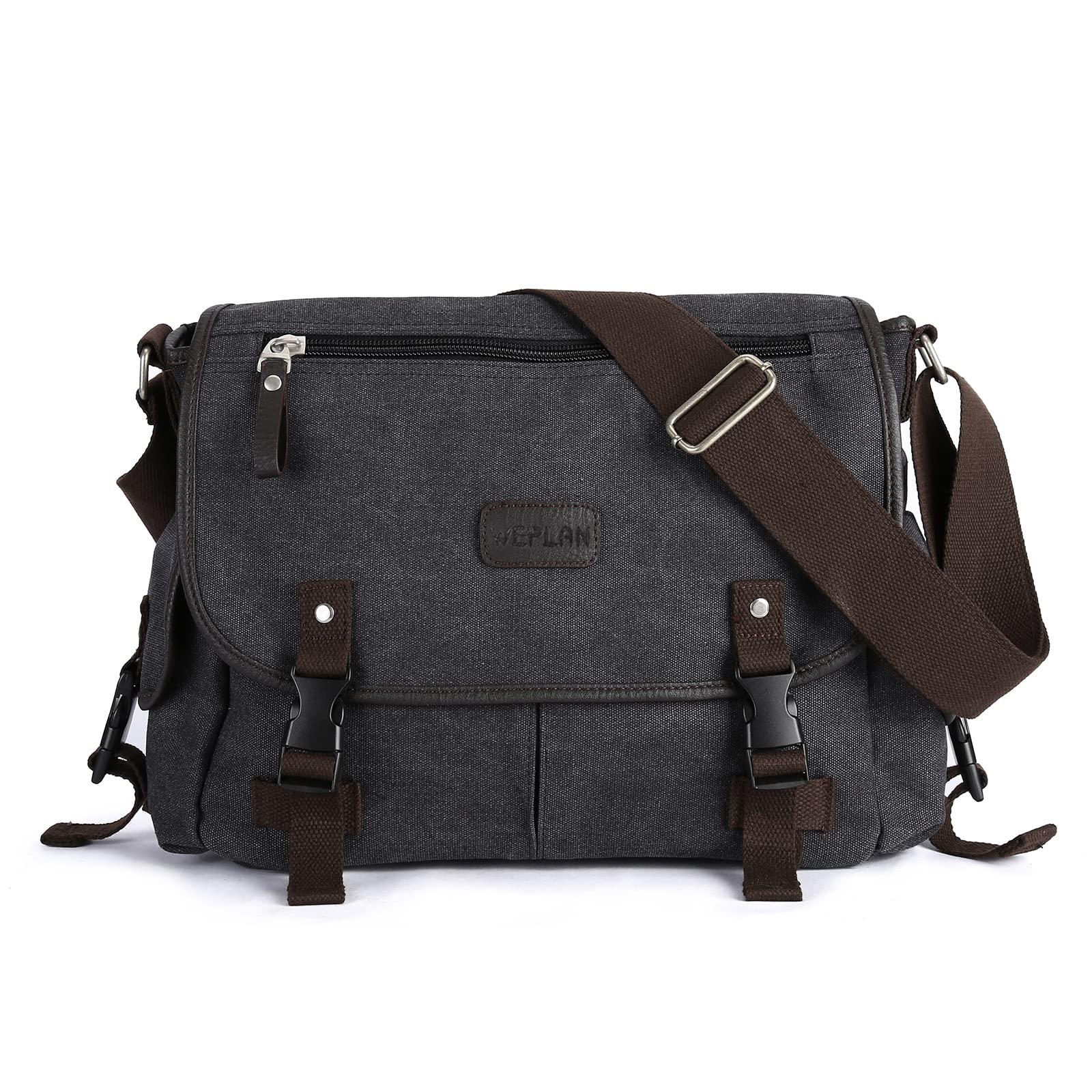 Messenger Bag Men,Waterproof Crossbody Bag,Satchel Shoulder Bag - Image 1