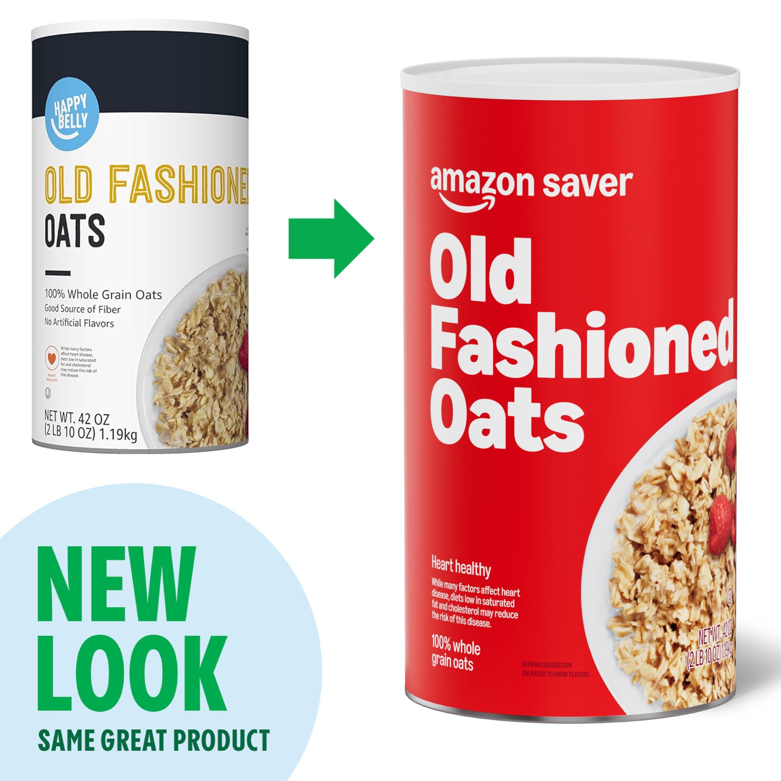 Amazon Saver, Old Fashioned Oats, 2.6 Lb (Previously Happy Belly, Packaging May Vary) - Image 4