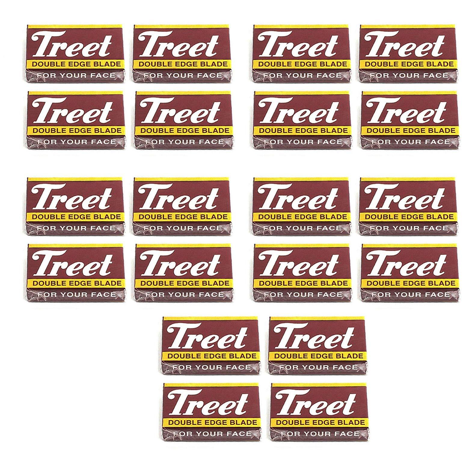 AAProTools Treet Carbon Steel Double Edge Razor Blades, 200 blades (20x10)