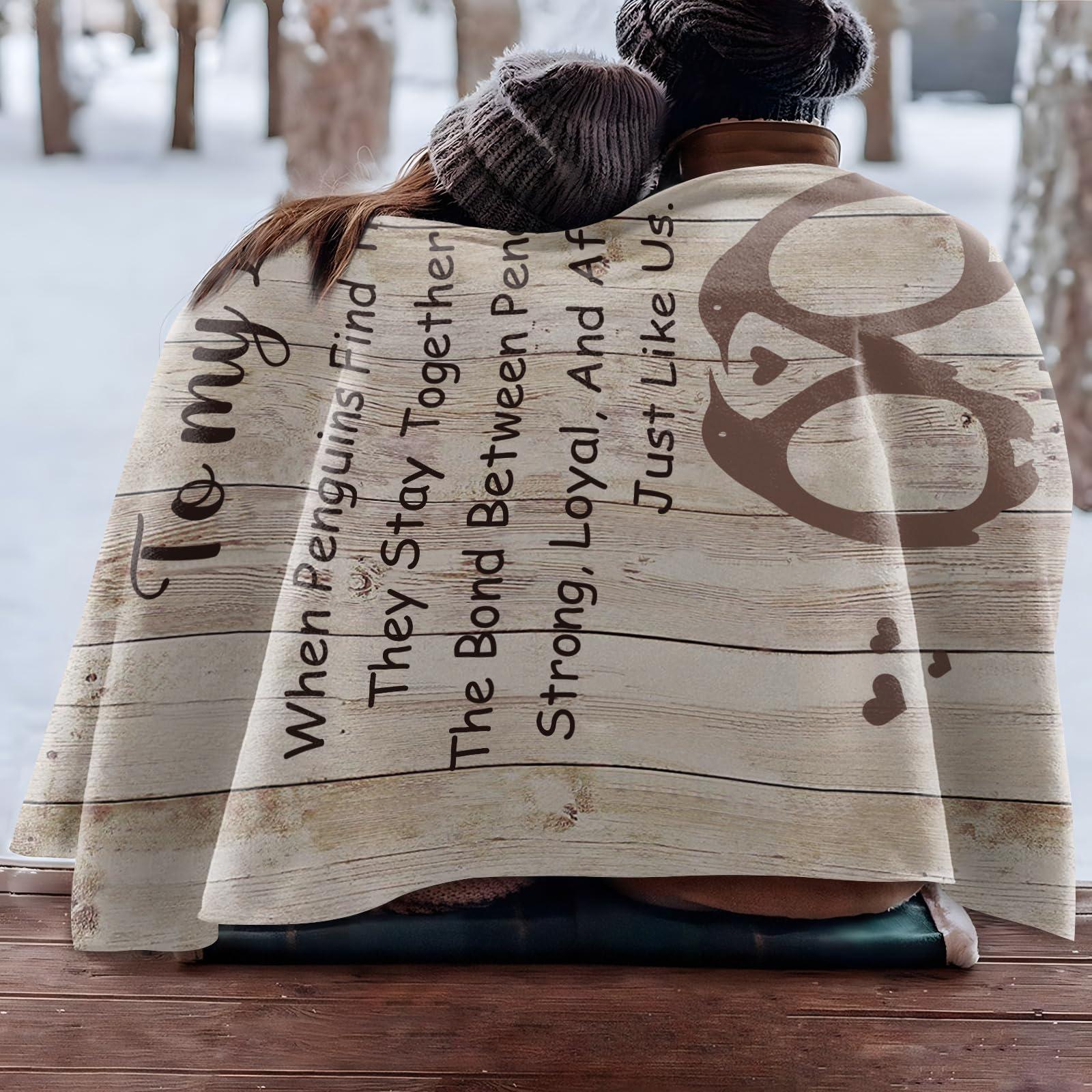 Gifts for Him Her - Wedding Anniversary Blanket Gifts for Couple - Anniversary Husband/Boyfriend Gift - Romantic I Love You Gift Him Her - Wedding Present for Wife/Husband Throw Blanket 60"X50" - Image 5