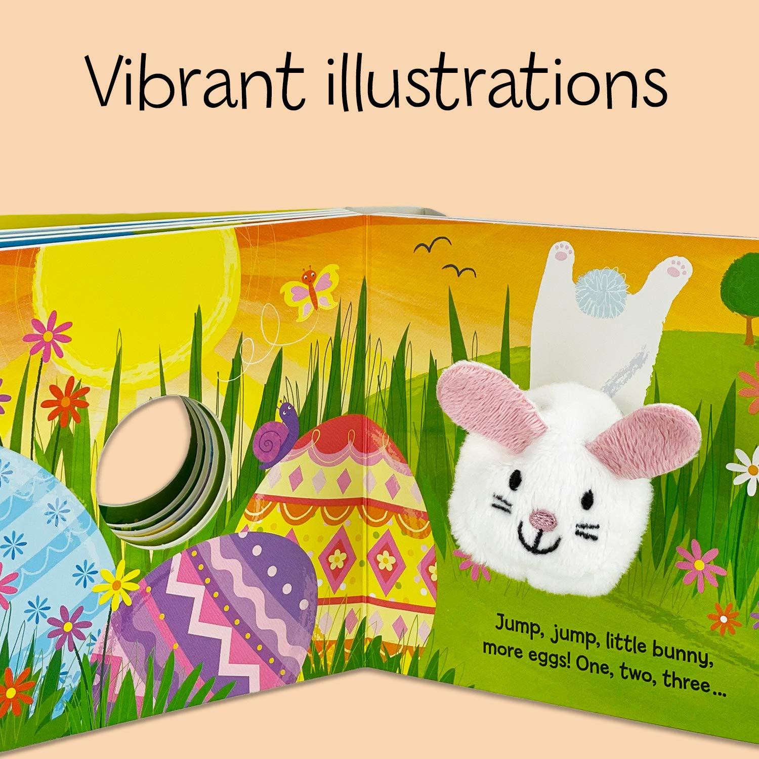 Hippity, Hoppity, Little Bunny - Finger Puppet Board Book for Easter Basket Gifts or Stuffer Ages 0-3 - Image 6
