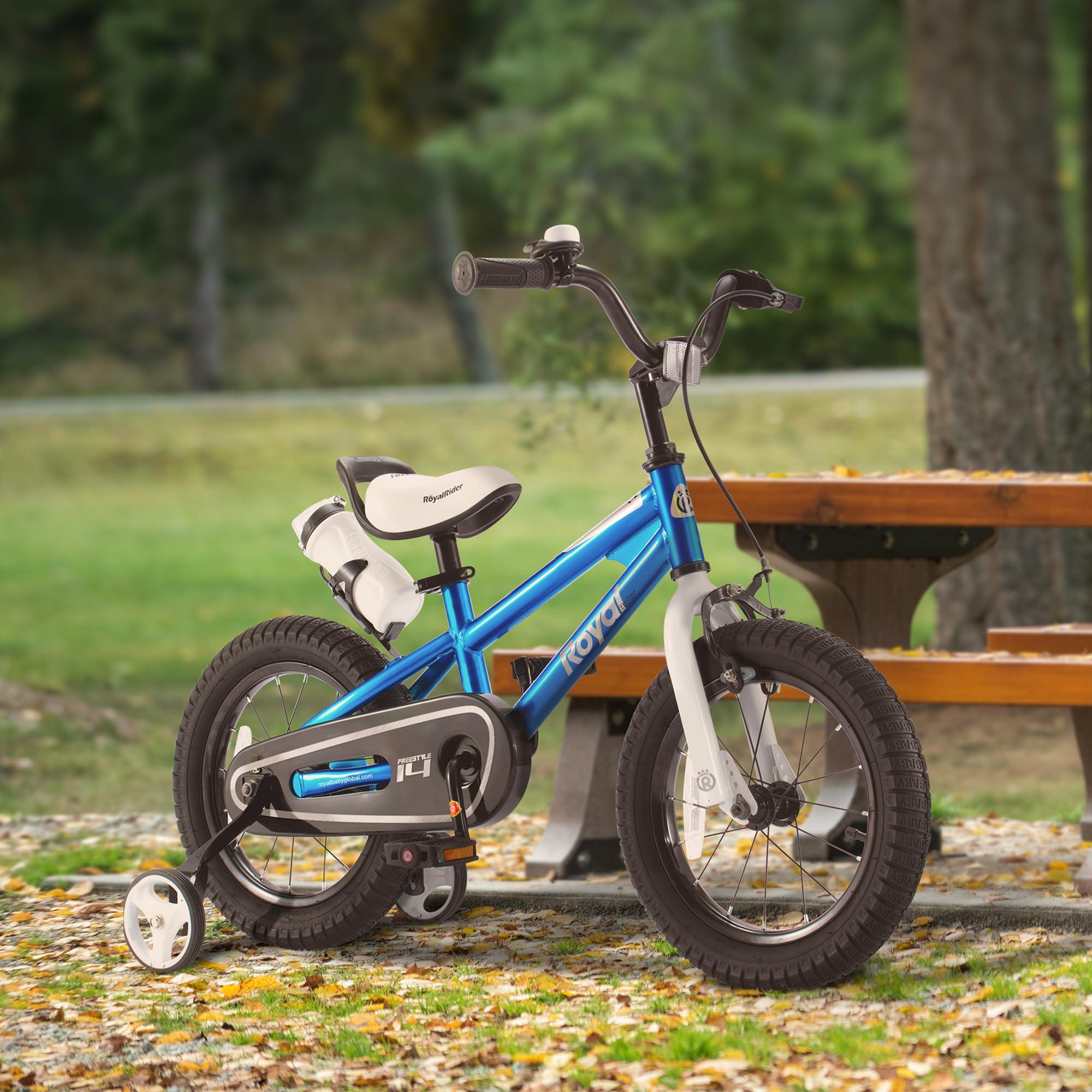 RoyalBaby Kids Bike EZ Freestyle Training Free Balance to Pedal Easy Learning Bicycle, 12-18 Inch for Toddlers to Big Kids - Image 7