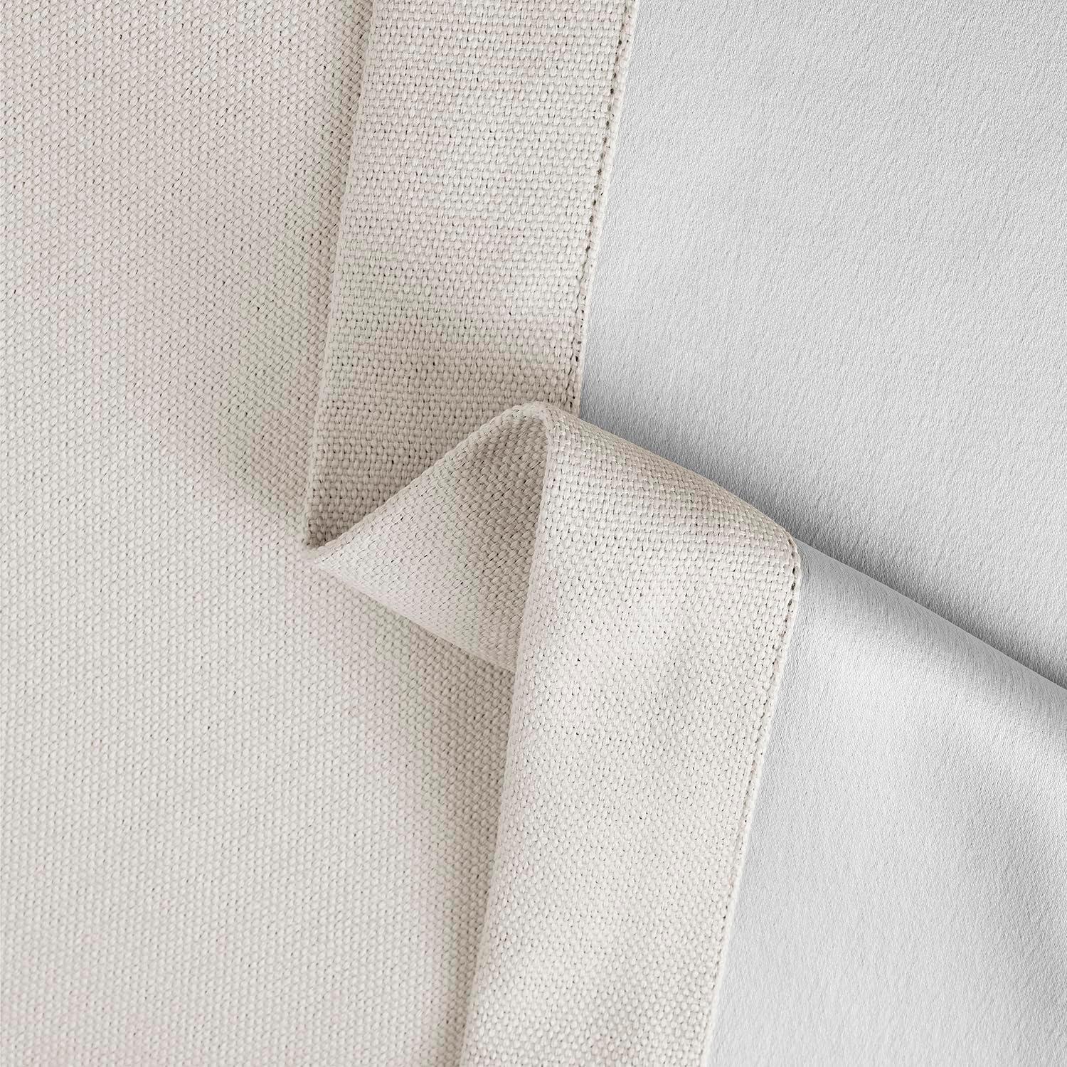 HPD Half Price Drapes - Faux Linen Curtains for Living Room (1 Panel) - 50W X 108L - Textured Room Darkening Curtains for Bedroom 108 Inches Long - Drapes for Home Decor, Birch - Image 10