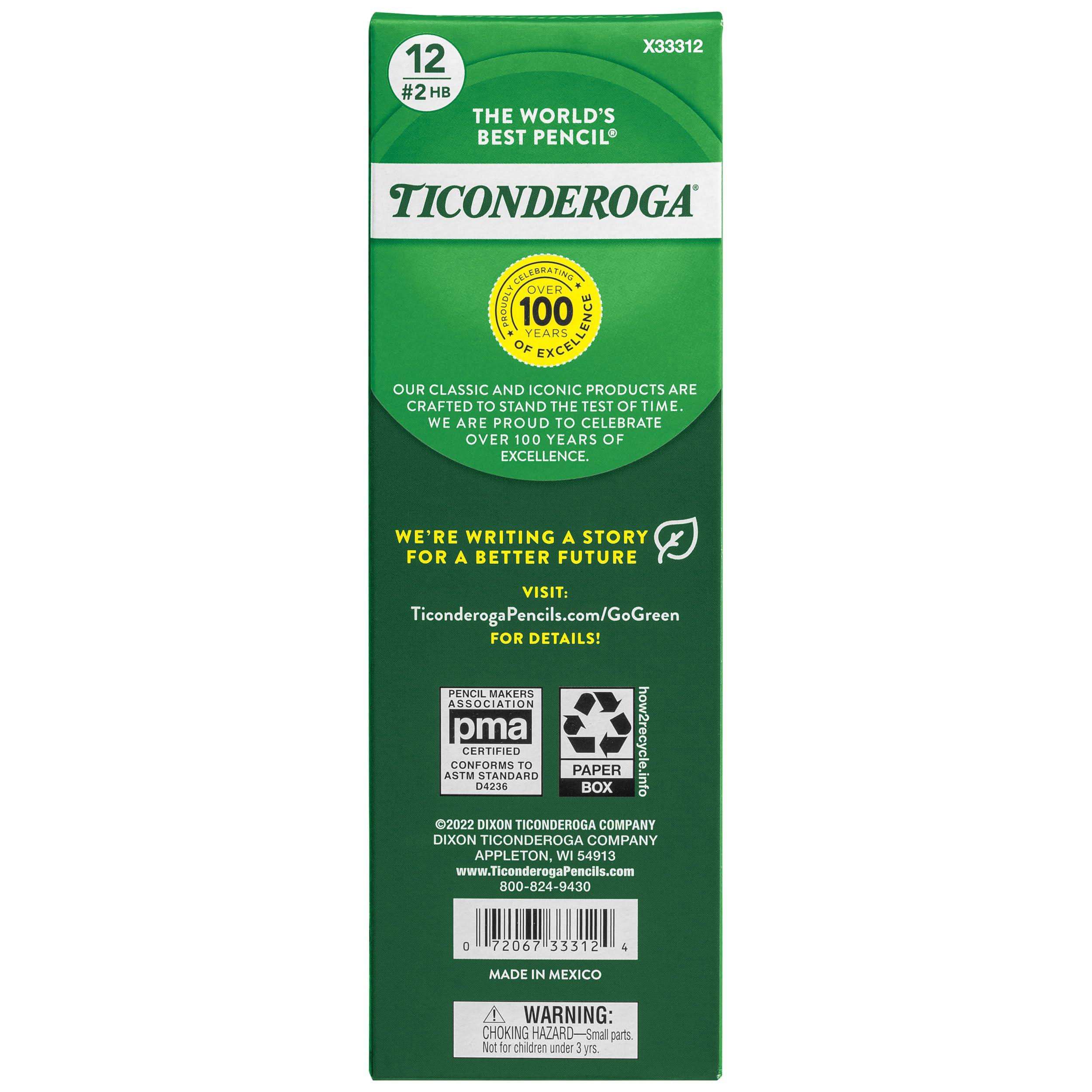 Ticonderoga My First Wood-Cased Pencils, Pre-Sharpened, 2 HB, Yellow, 12 Count - Image 3