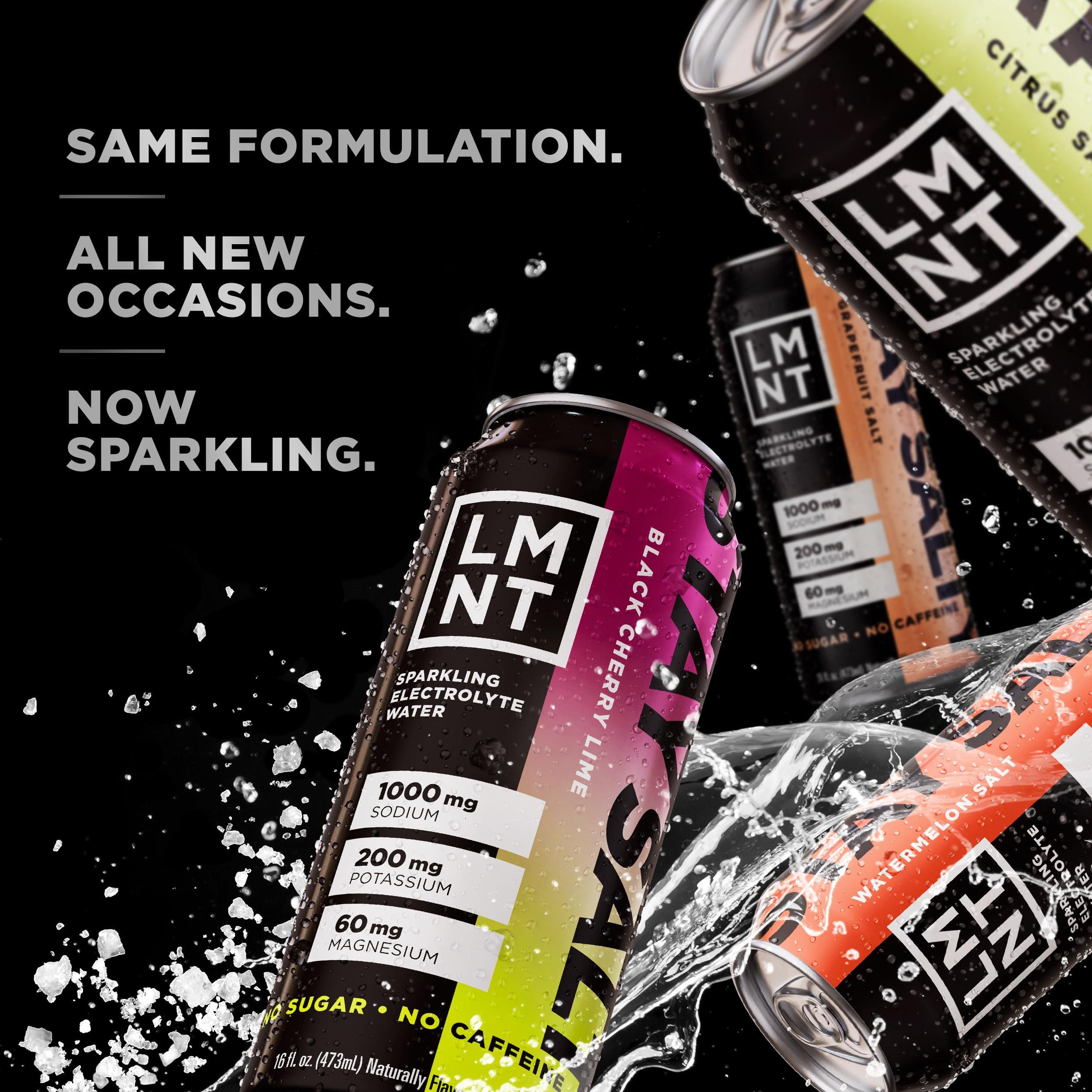 LMNT Sparkling Electrolyte Drink - Variety Pack | 12-Count - Image 3