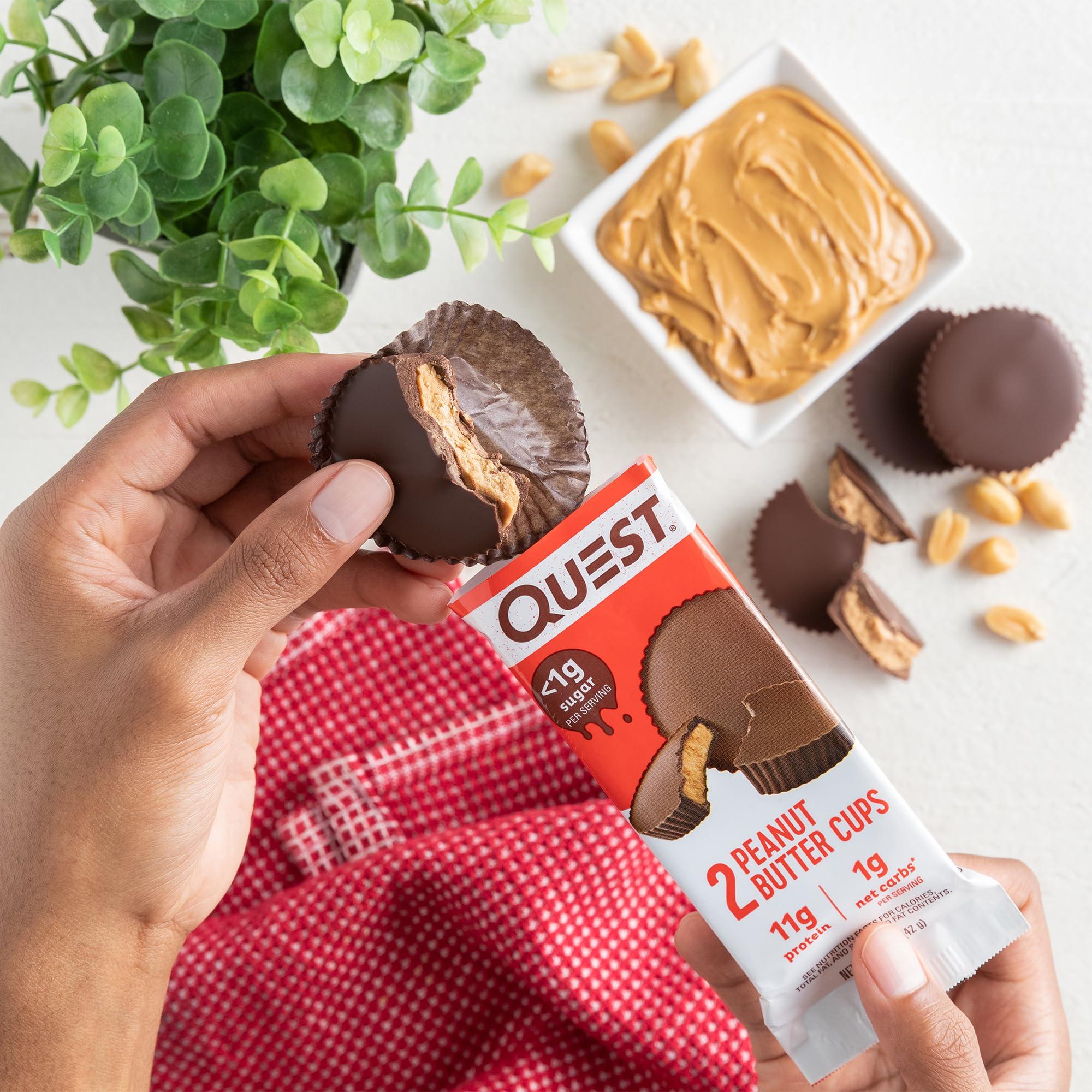 Quest Nutrition Peanut Butter Cups, 11g Protein, 1g Sugar, Low Carb, Gluten Free, Keto Friendly, 12 Count - Image 7