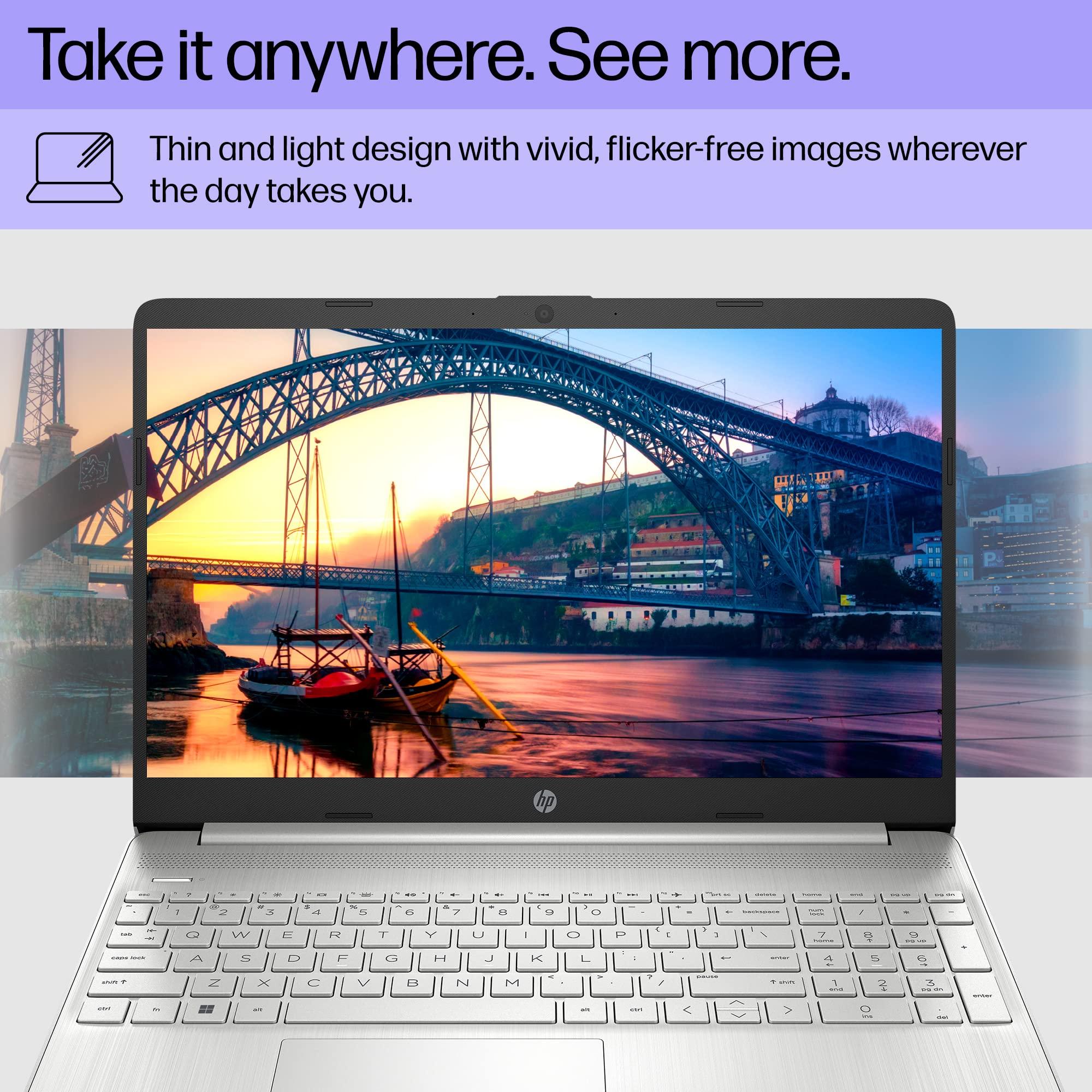 HP 15.6 inch Laptop, FHD Display, 12th Gen Intel Core i5, 16 GB RAM, 512 GB SSD, Intel Iris Xe Graphics, Windows 11 Home, 15-dy5399nr (2023),Silver - Image 5