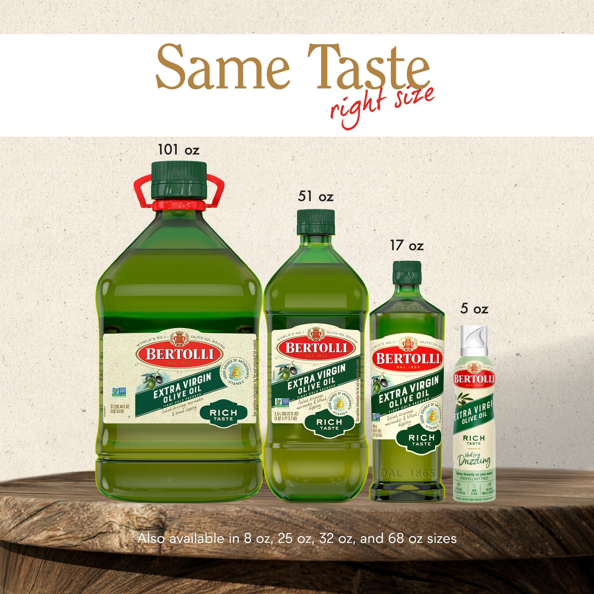BERTOLLI RICH EXTRA VIRGIN OLIVE OIL 101 OZ (3L) - Image 5