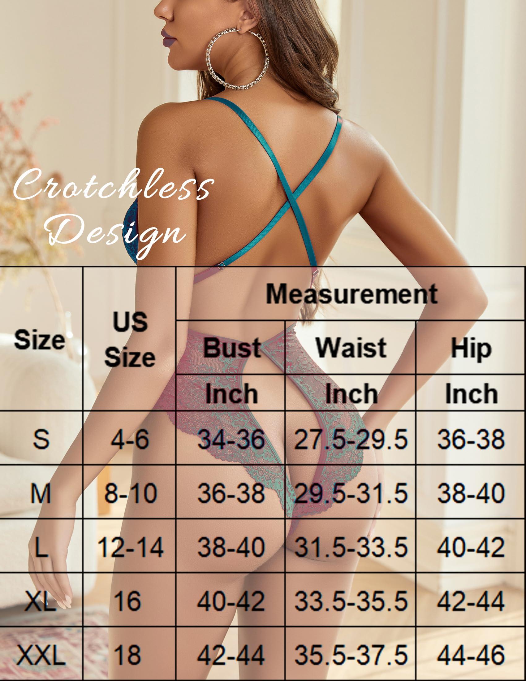 Avidlove Sexy Lingerie for Women Lace Teddy Lingerie One Piece Lingerie Bodysuit - Image 6