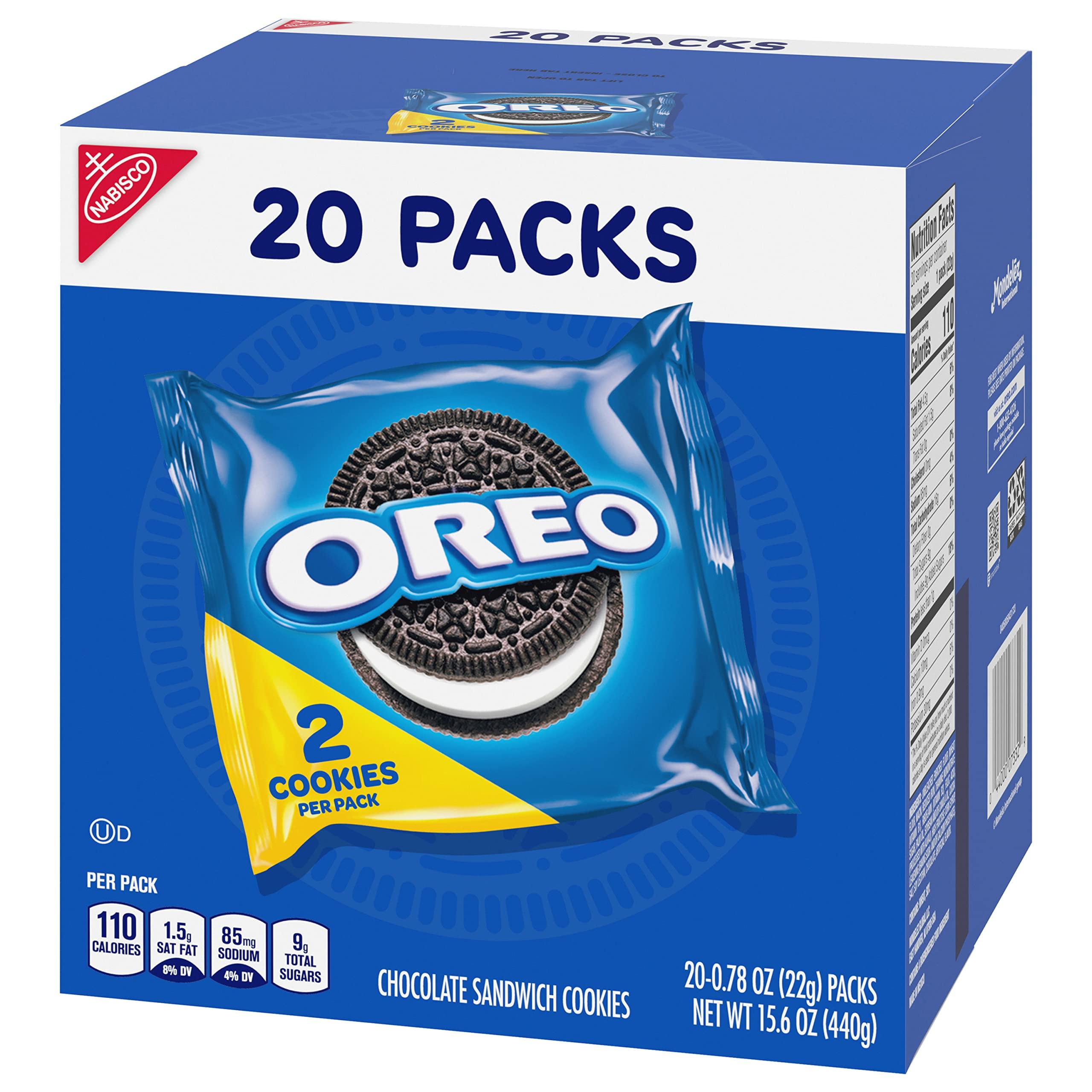 OREO Chocolate Sandwich Cookies, 20 Snack Packs (2 Cookies Per Pack) - Image 12