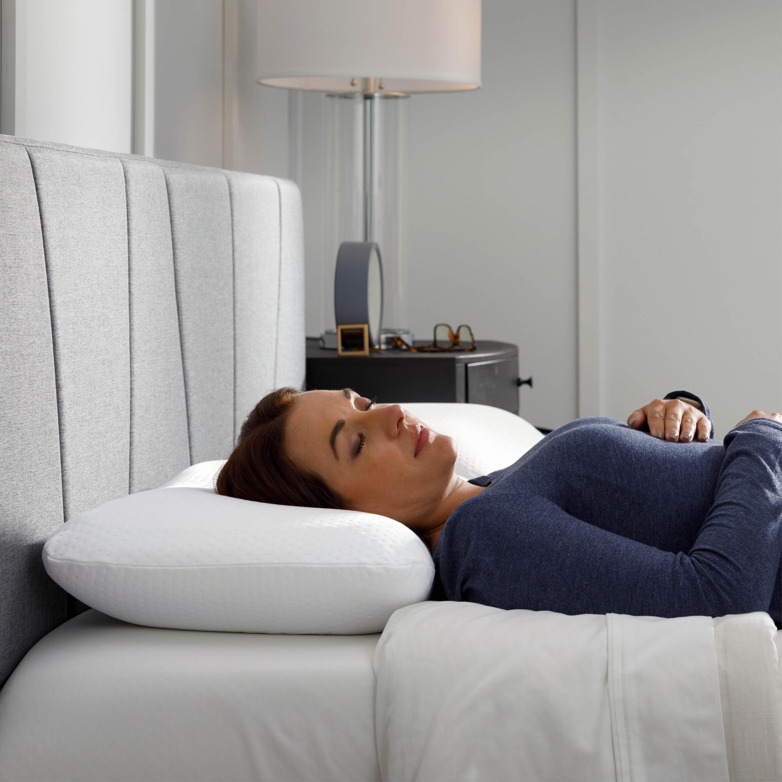 Tempur-Pedic Memory Foam Symphony Pillow Luxury Soft Feel, Standard, White - Image 10