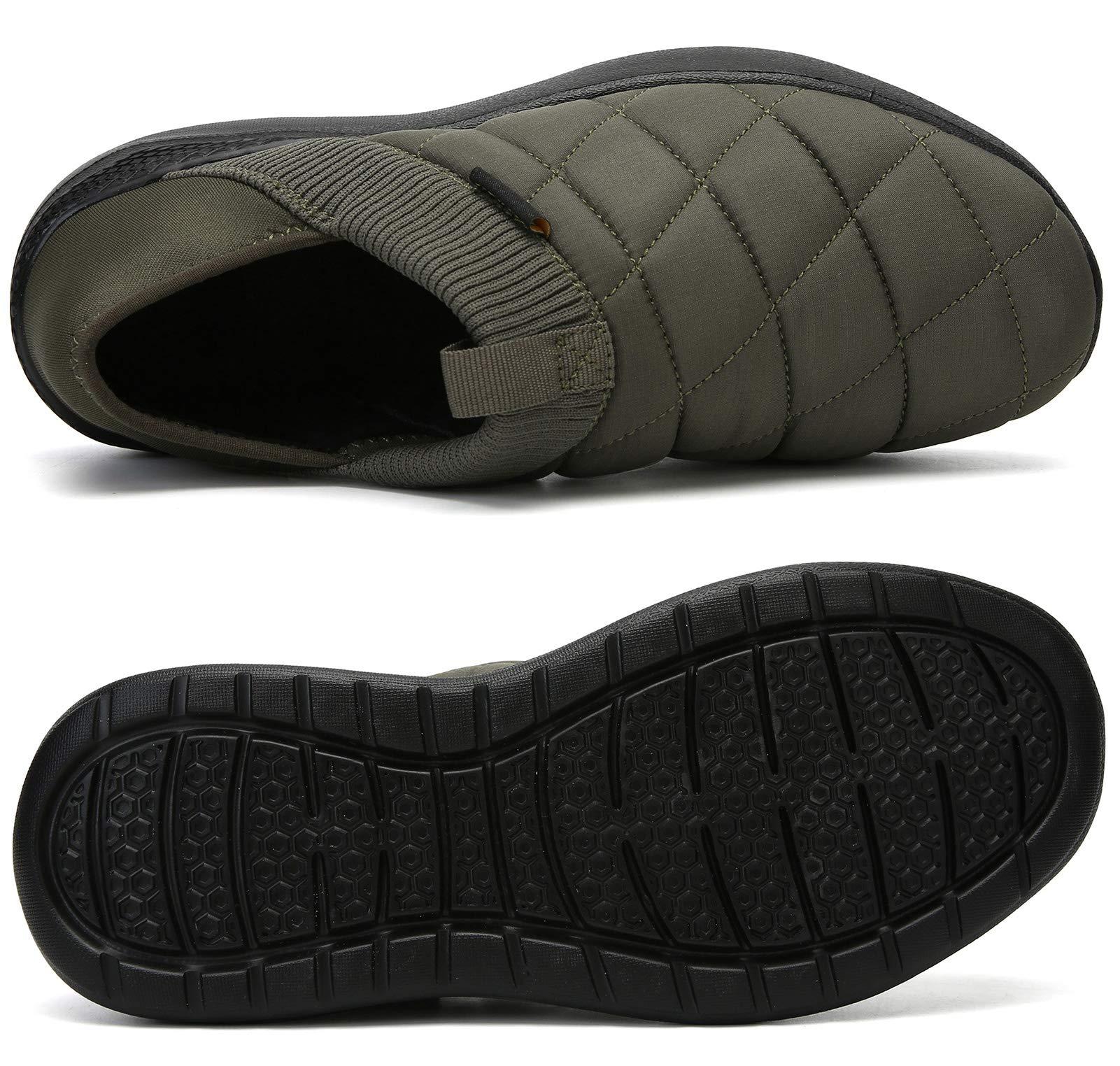 KUBUA Slippers for Men and Womens Indoor House Shoes Plush Slip on Outdoor Garden Loafers - Image 3