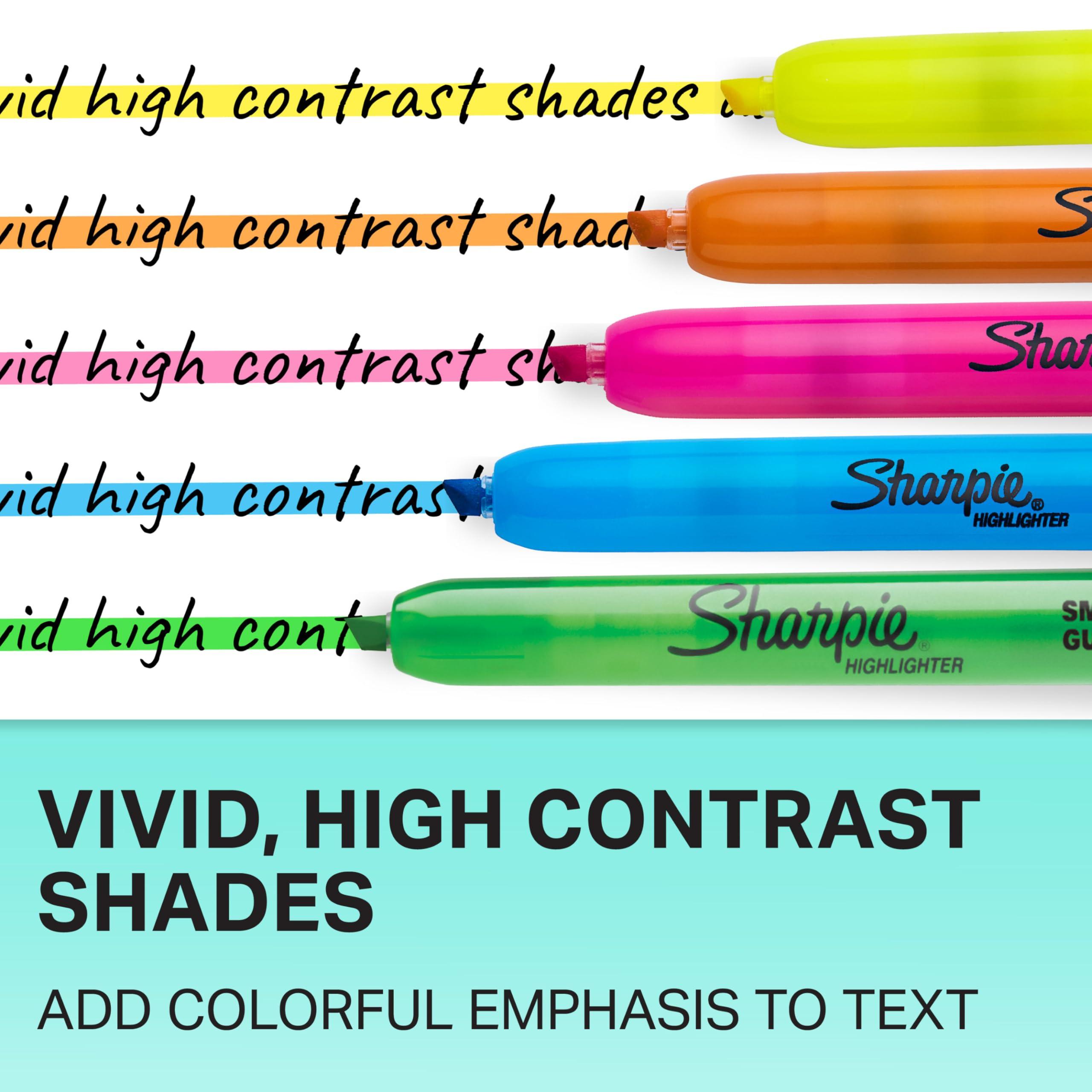 Sharpie Retractable Highlighters, Chisel Tip, Fluorescent Yellow, 12 Count - Image 6