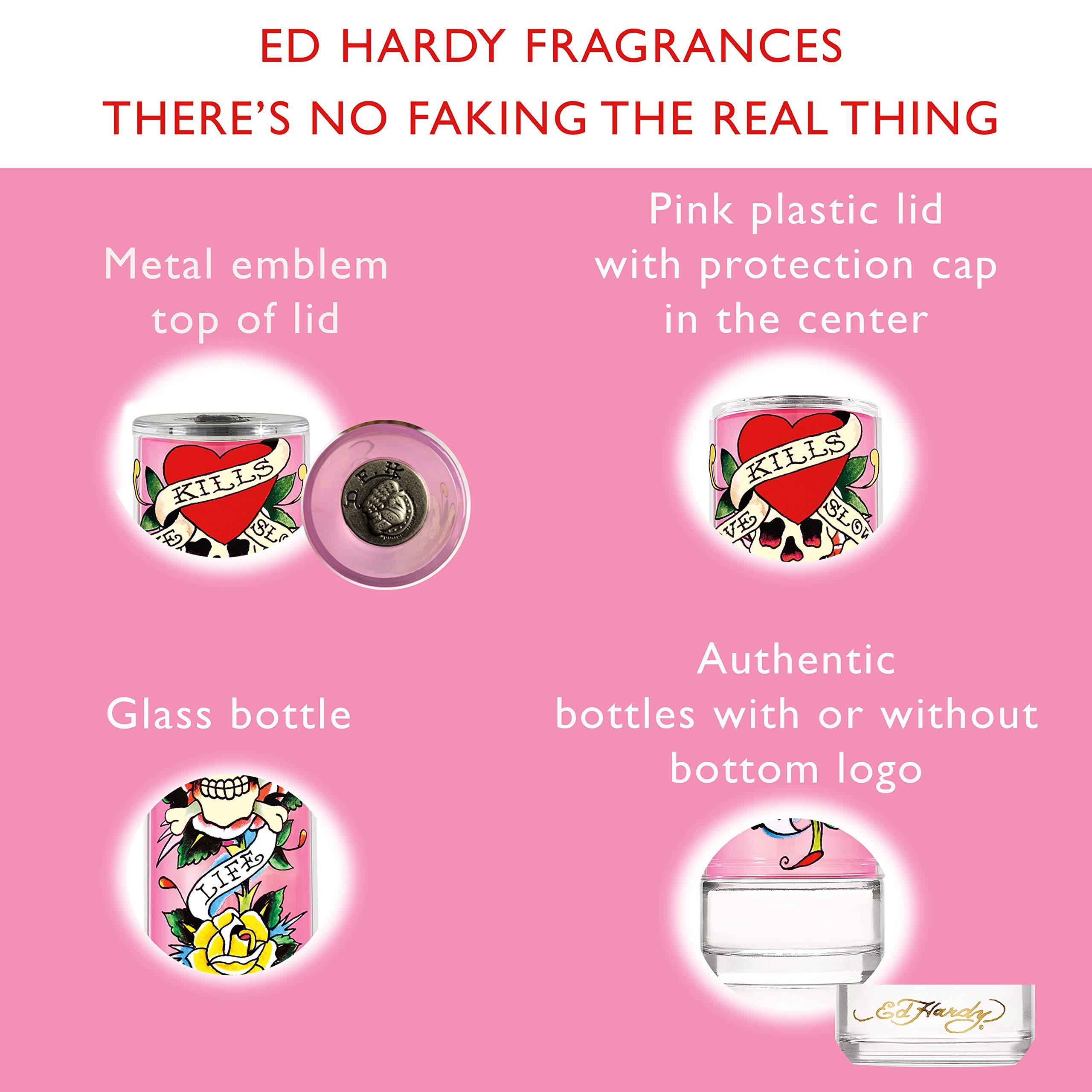 Ed Hardy Women's Perfume Fragrance by Christian Audigier, Eau De Parfum, 3.4 Fl Oz - Image 4