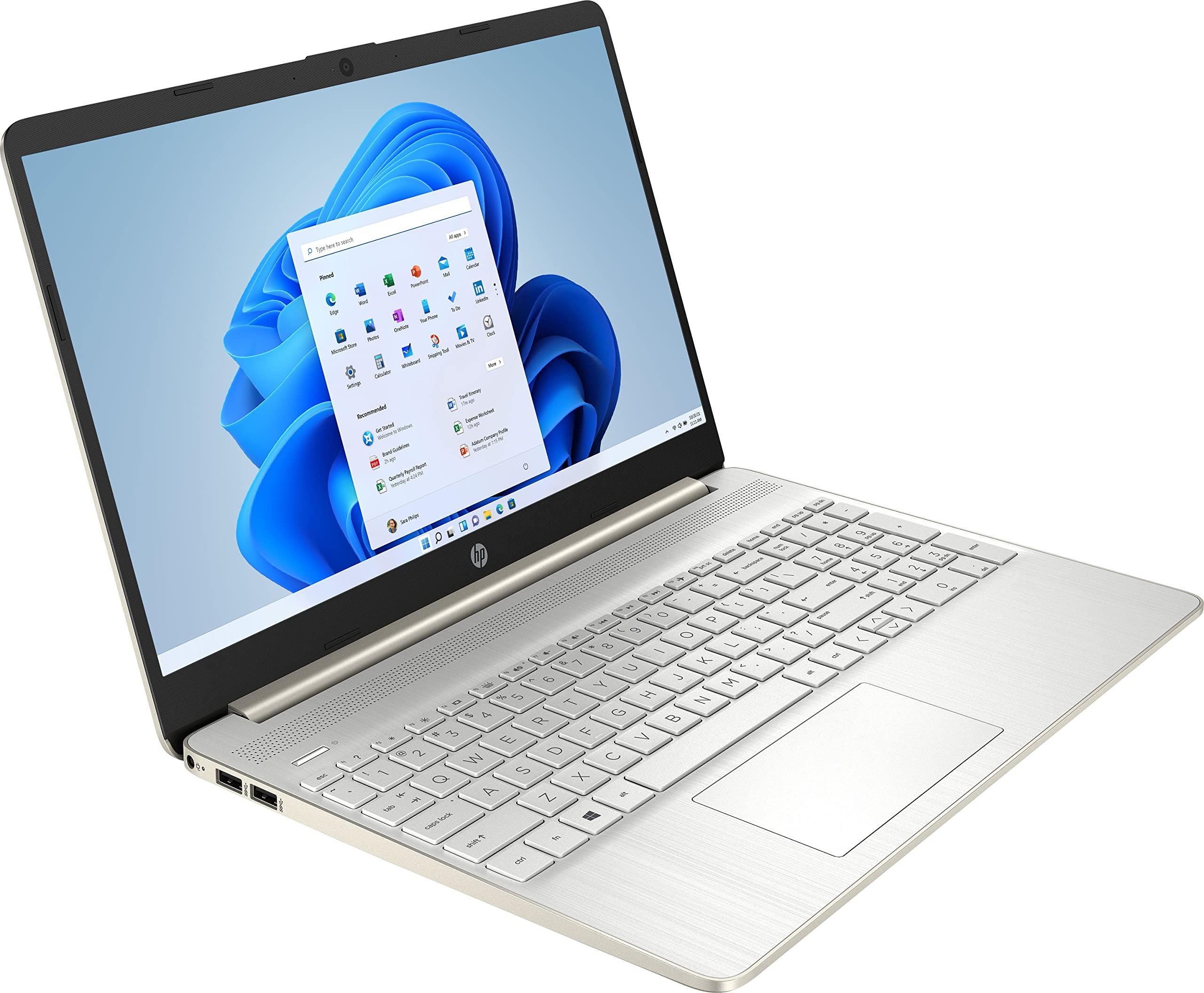 HP 15.6-inch Touch-Screen Laptop, 11th Generation Intel Core i7-1165G7, Intel Iris Xe Graphics, 16 GB RAM, 512 GB SSD, Windows 11 Home (Natural Silver) - Image 2