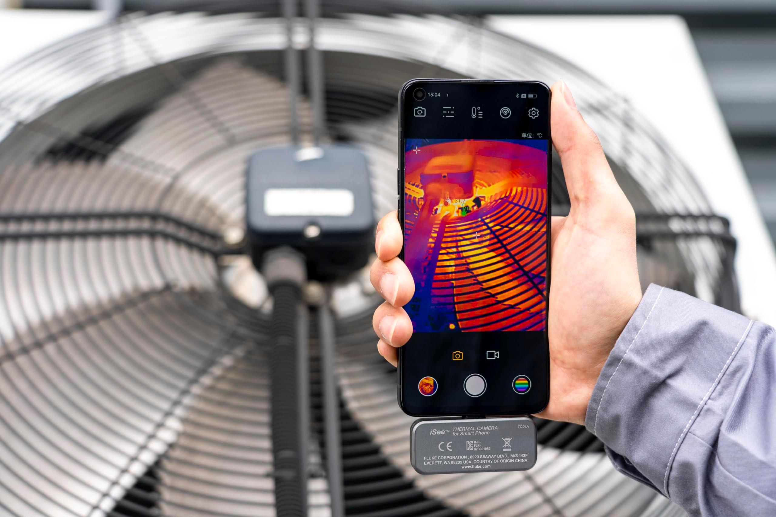 Fluke TC01A 25Hz - iSee Mobile Thermal Camera for Android Smartphones, Temperature Range up to 1022°F - Image 6