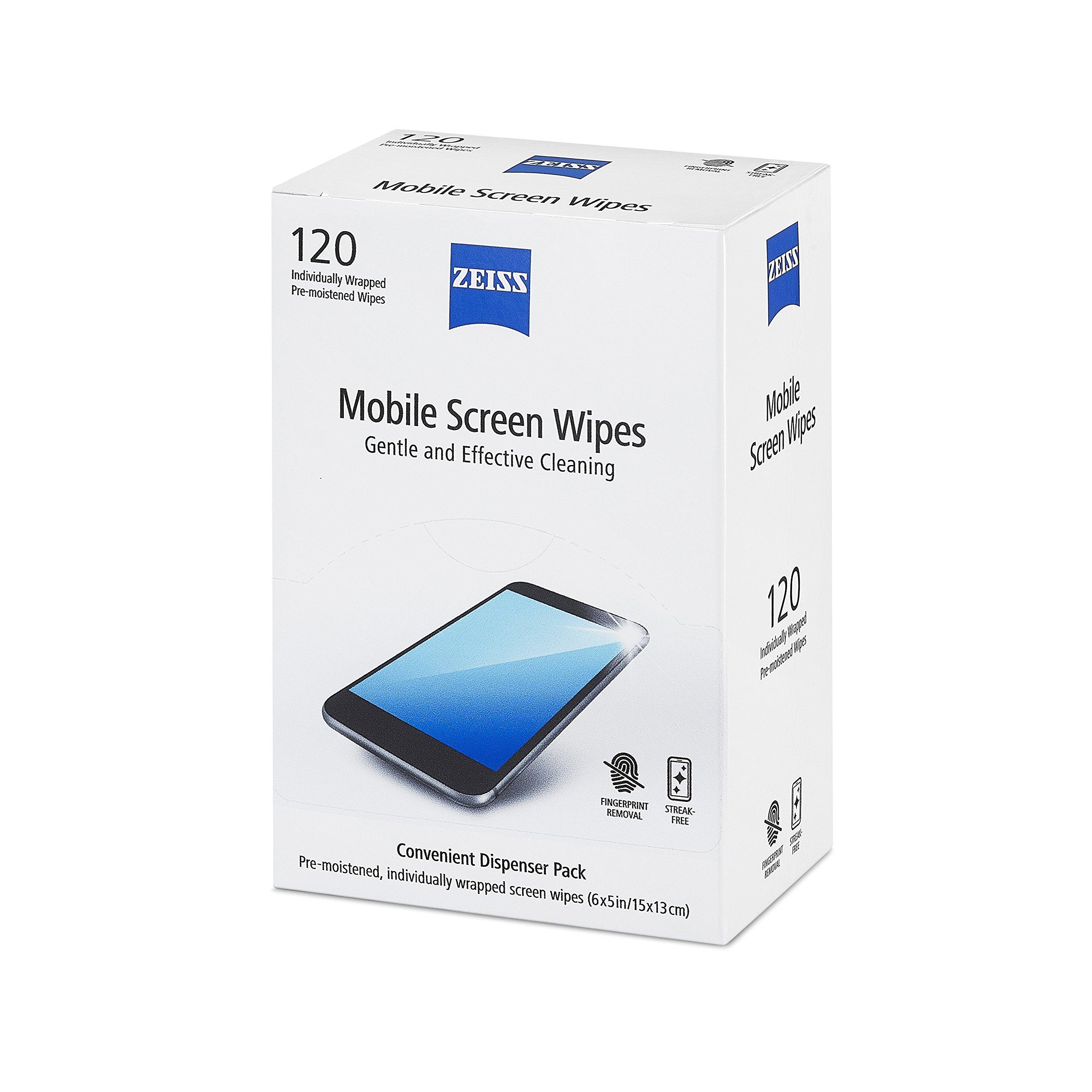 ZEISS Pre-Moistened Wipes, Screen Cleaner, 120 Count - Image 2