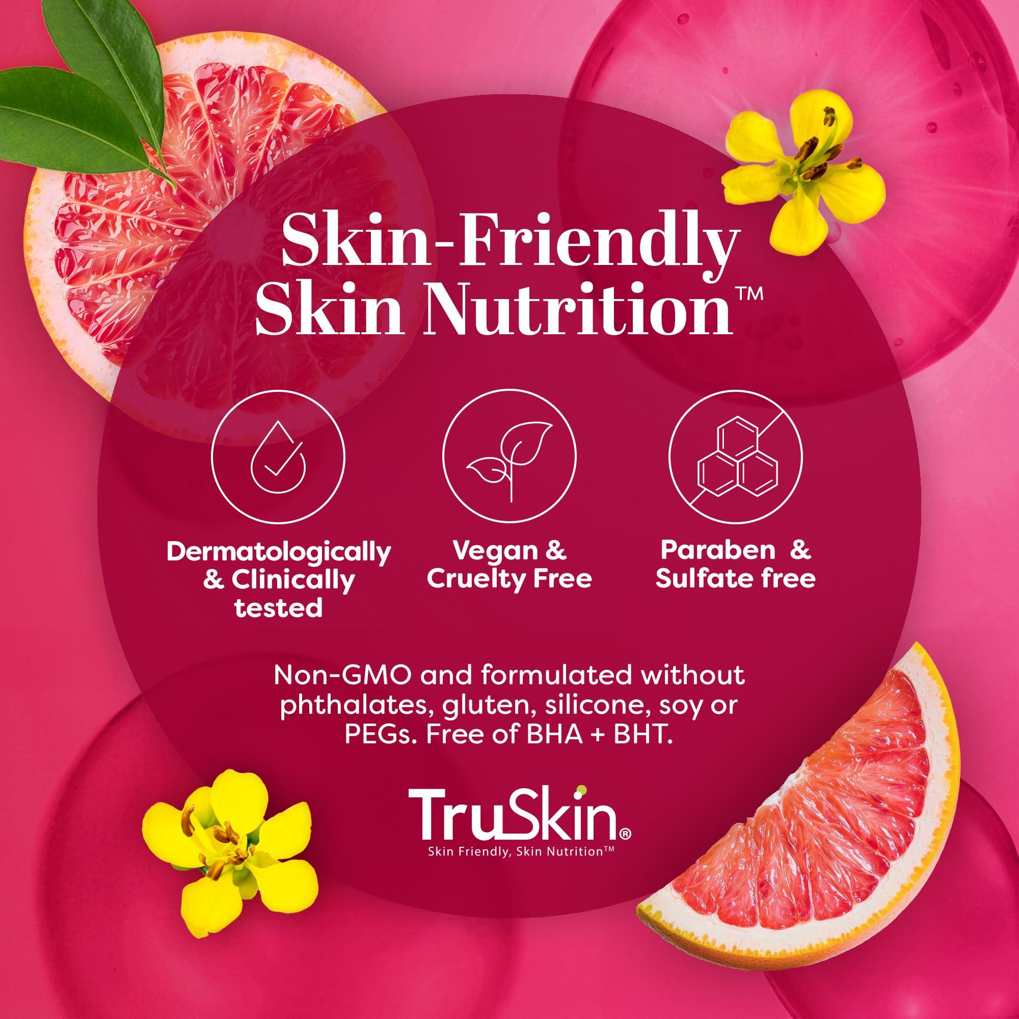 TruSkin Vitamin C Super Serum - Niacinamide, Retinol, Hyaluronic & Salicylic Acid - All-in-One Anti Aging Serum for Face – Improve Appearance of Dark Spots, Firmness for Brighter Looking Skin, 1 Fl Oz - Image 8