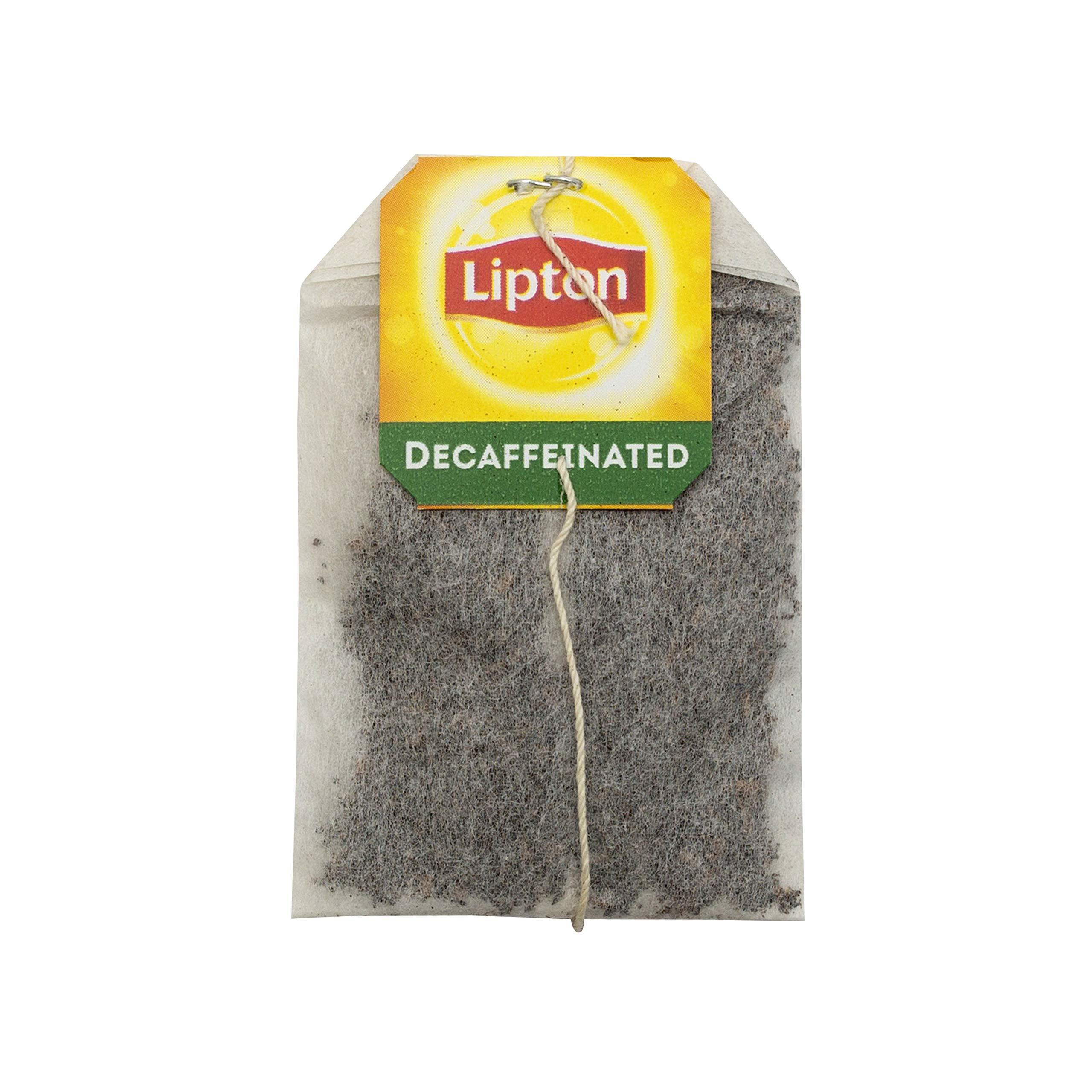 Lipton Tea Bags For a Delicious Beverage Decaffeinated Black Tea Caffeine-Free and Made With Real Tea Leaves 75 Tea Bags - Image 6