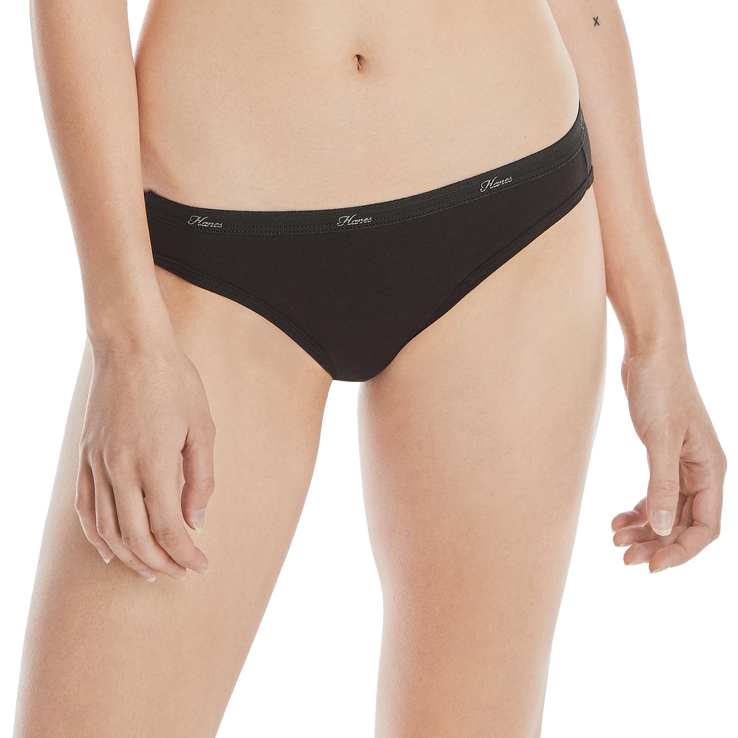 Hanes Women's Bikini Underwear Pack, Classic Cotton Bikini Panties, 10-Pack (Colors May Vary) - Image 2