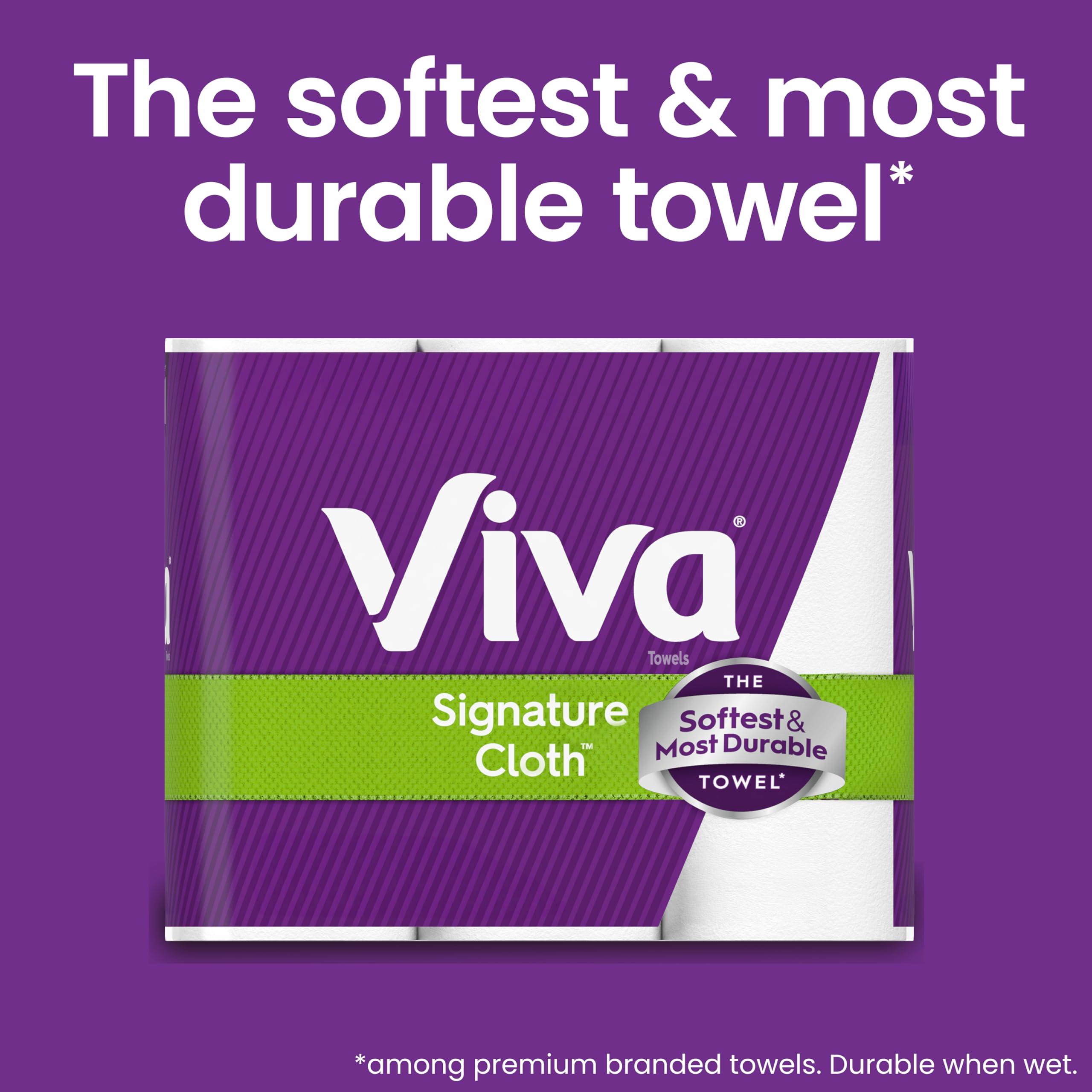 Viva Signature Cloth Paper Towels, 12 Triple Rolls, 129 Sheets per Roll - Image 3