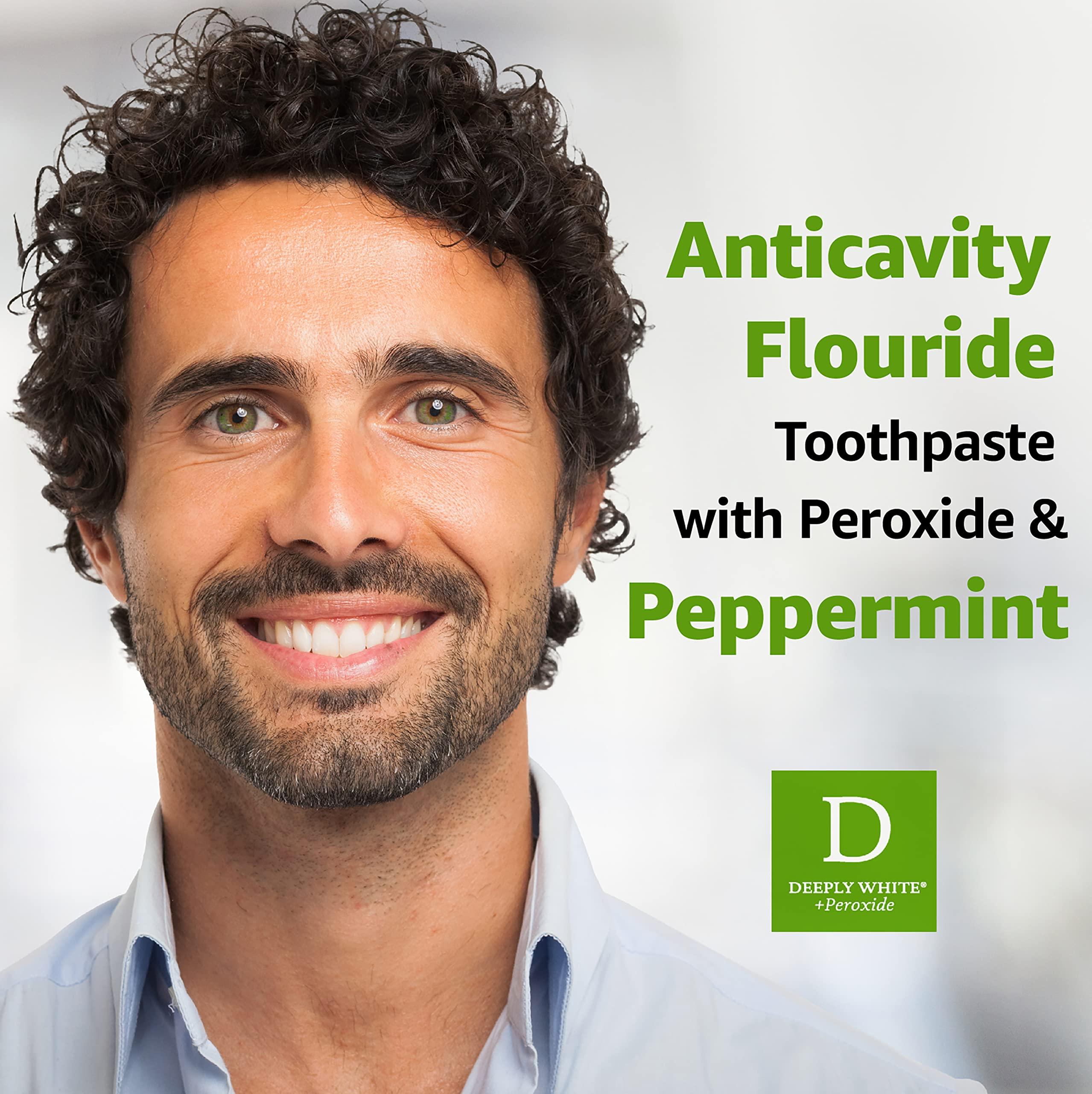 Rembrandt Deeply White + Peroxide Whitening Toothpaste, Peppermint Flavor, 3.5-Ounce (Pack of 2) (Packaging may Vary) - Image 4