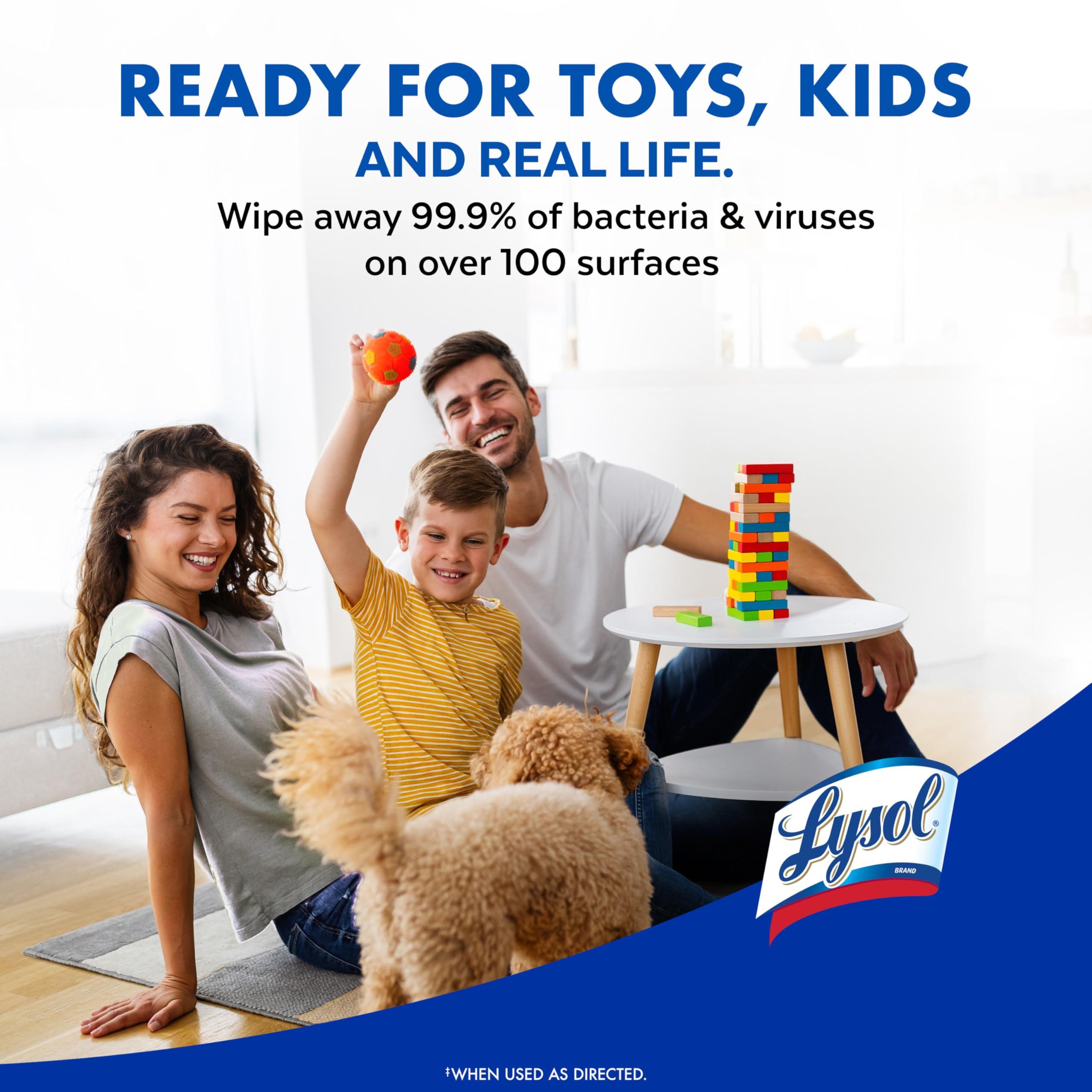 Lysol Disinfecting Wipes Bundle, Home Apartment Dorm Room Essentials and Cleaning Supplies, All Purpose Cleaner, Multi-surface Cleaning Wipes, Multi-Scent Sanitizing Wipes Bundle, 80 Count (4pk) - Image 10