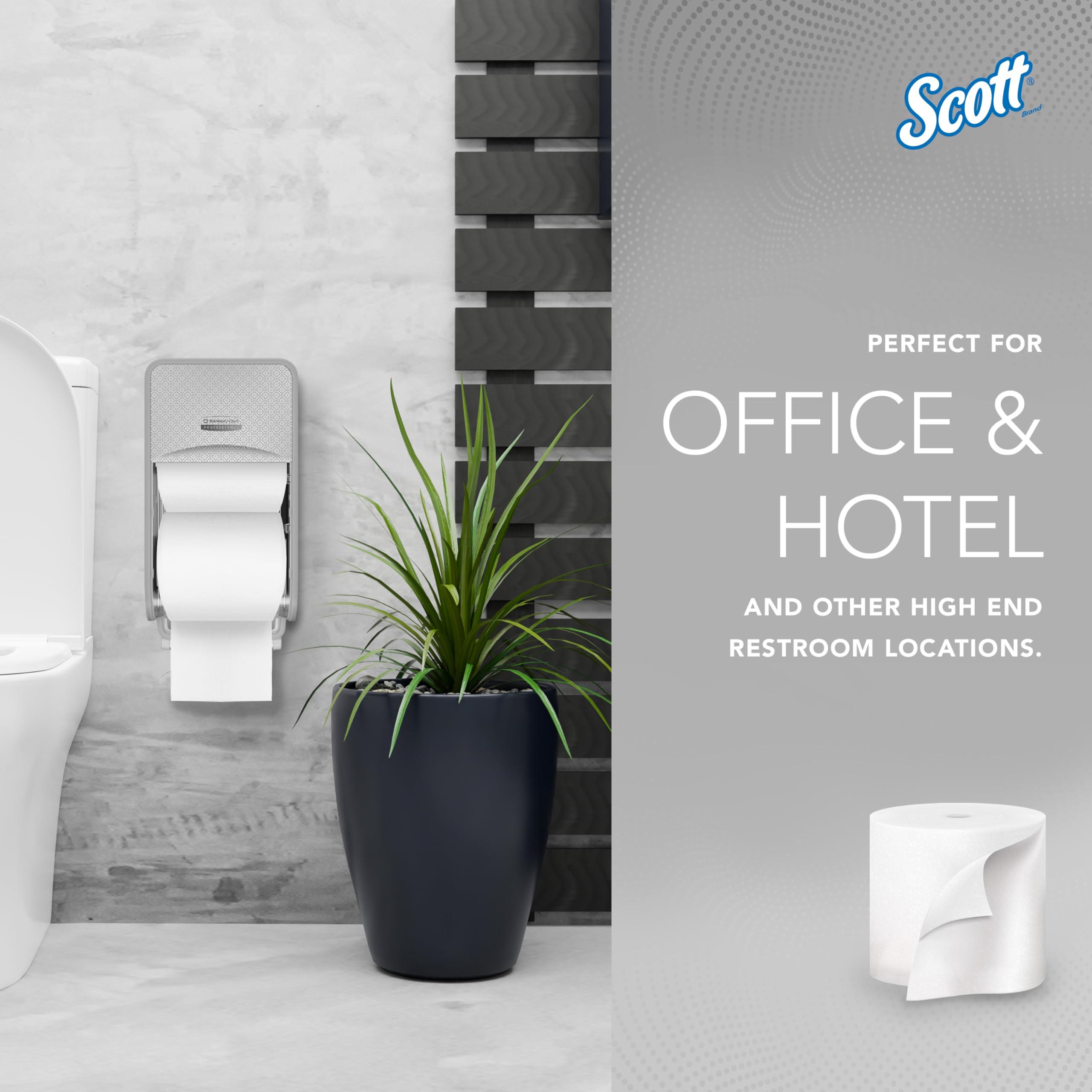Scott® Essential Coreless High-Capacity Standard Roll Bulk Toilet Paper (04007), 2-Ply, White (1,000 Sheets/Roll, 36 Rolls/Case, 36,000 Sheets/Case) - Image 10