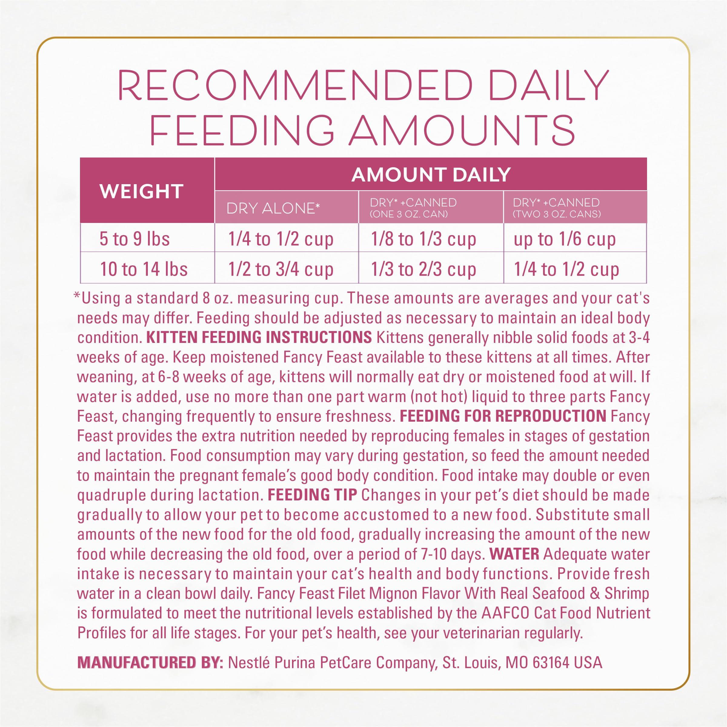Purina Fancy Feast Dry Cat Food Filet Mignon Flavor with Seafood and Shrimp - 7 lb. Bag - Image 11