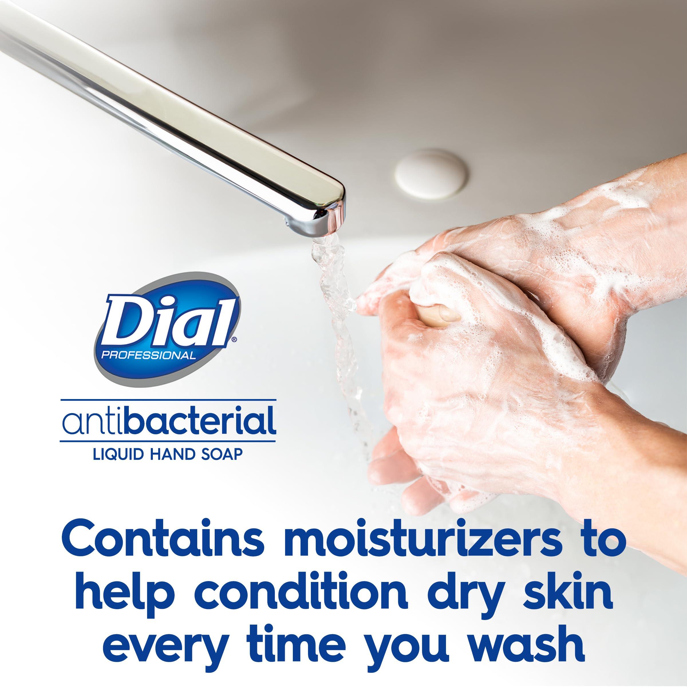 Dial Professional Gold Antibacterial Liquid Hand Soap, 1 Gallon Refill Bottle, 128 Fl Oz - Image 4