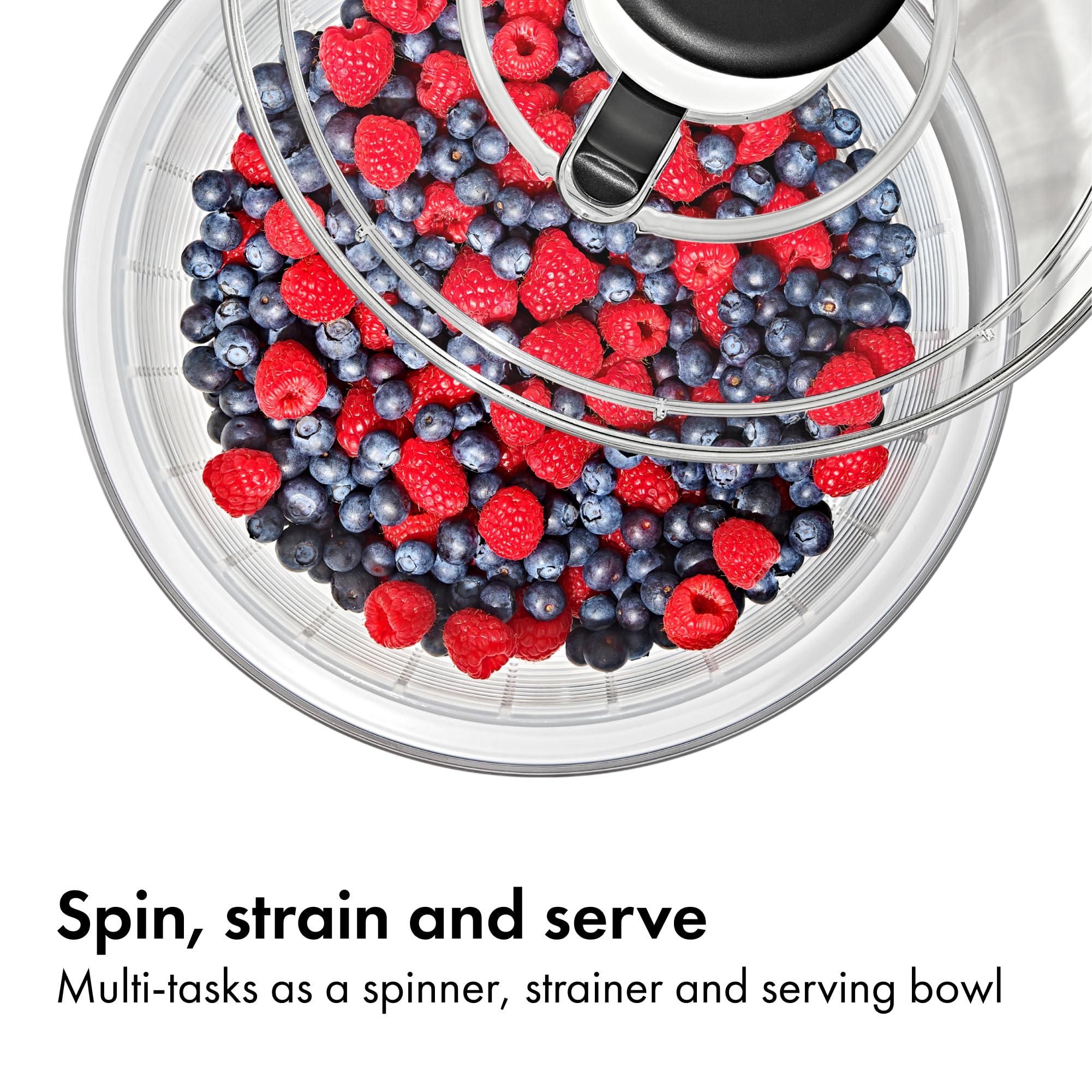 OXO Good Grips Salad Spinner, Fruit Washer and Lettuce Spinner - Image 6