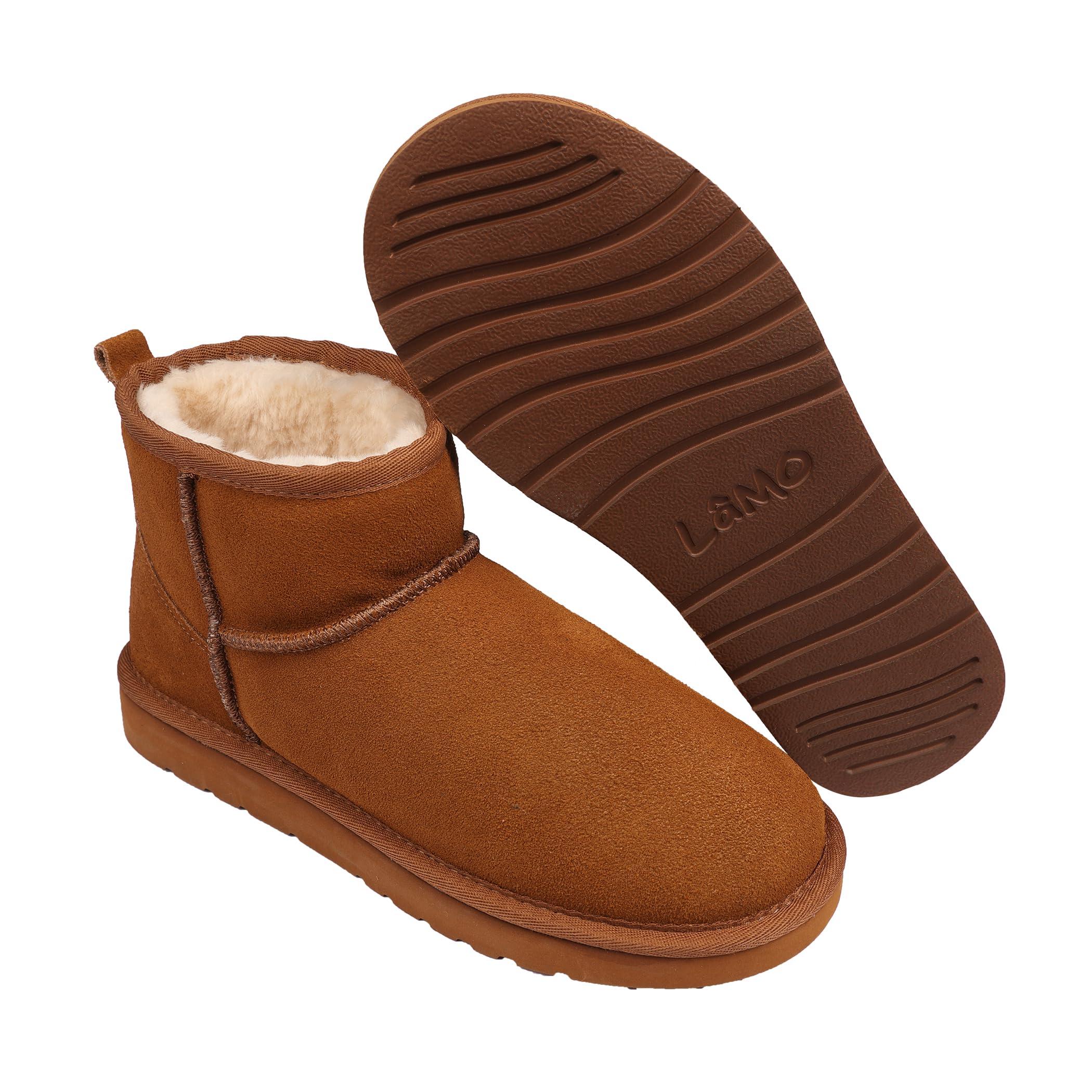 Lamo Kora Short Boots for Women -Chic Water resistant Suede Ankle Boots, Ortholite Foam Footbed with Removable Australian Sheepskin, NeverWet Stain Protection - Winter Footwear - Image 7