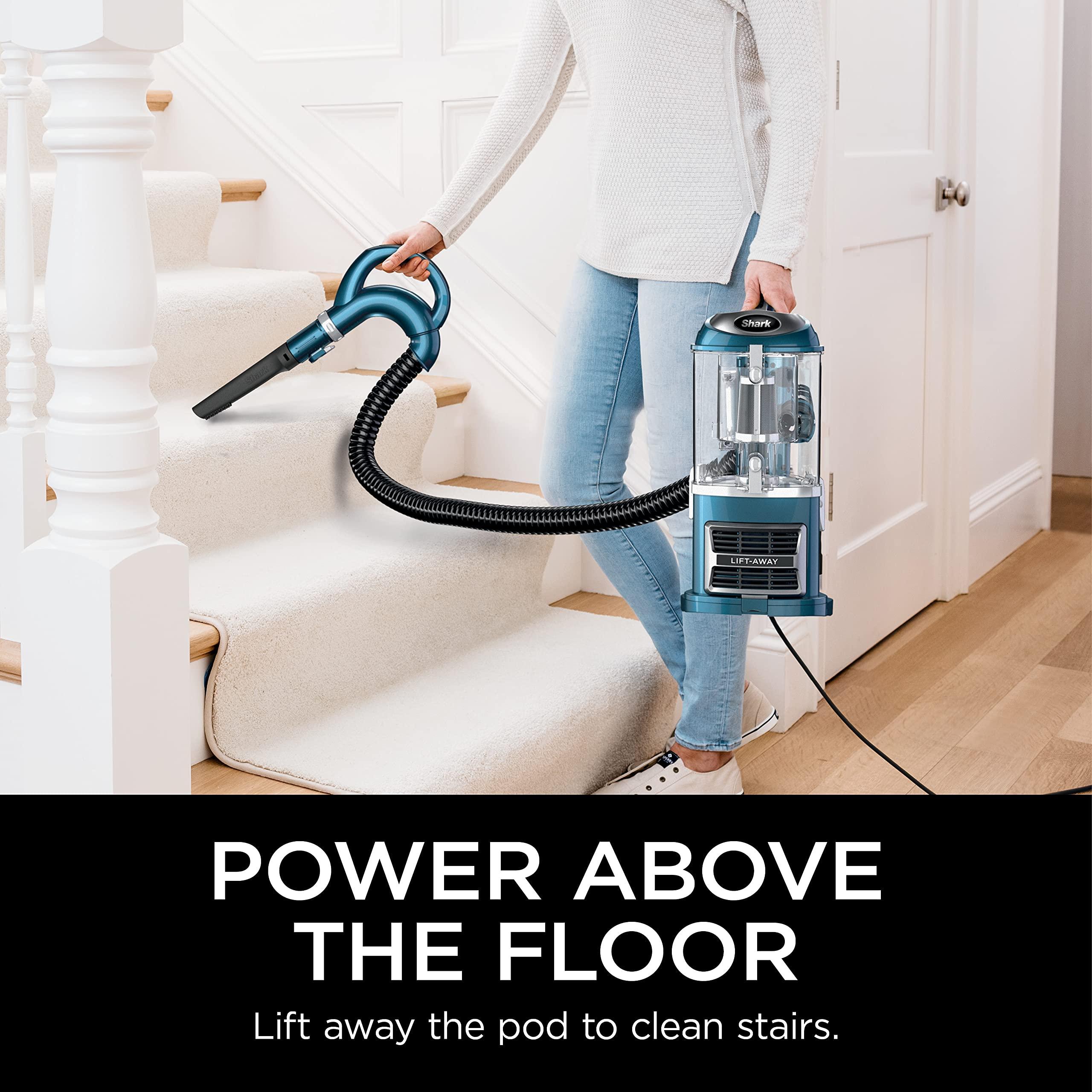 Shark Upright Vacuum, Navigator Lift-Away with Self-Cleaning Brushroll, HEPA Filter, Swivel Steering, Upholstery Tool & Pet Crevice Tool, Perfect for Pets & Multi-Surface, Teal, ZU503AMZ - Image 2