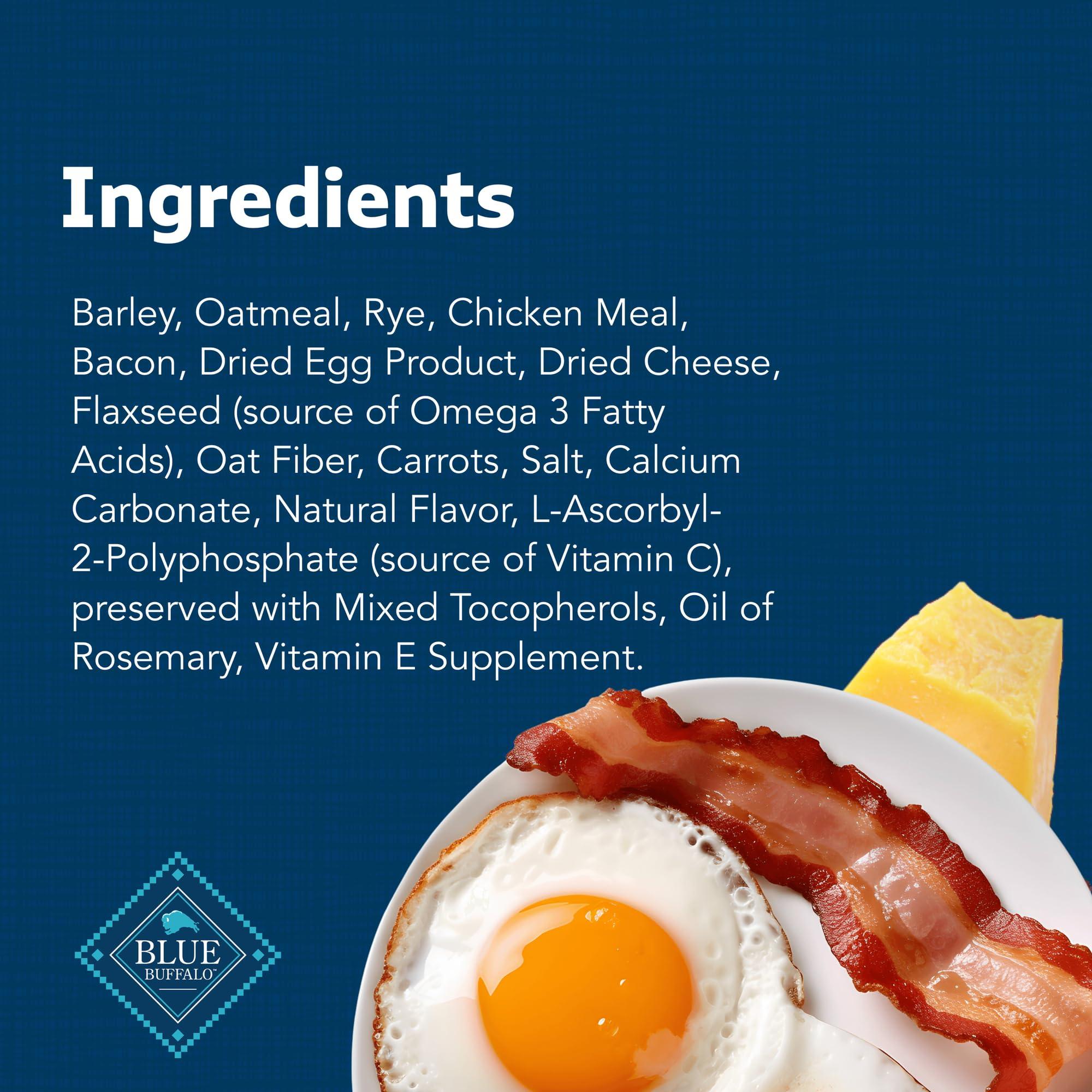 Blue Buffalo Health Bars Crunchy Dog Biscuits, Oven-Baked With Natural Ingredients, Bacon, Egg & Cheese , 16-oz Bag - Image 6
