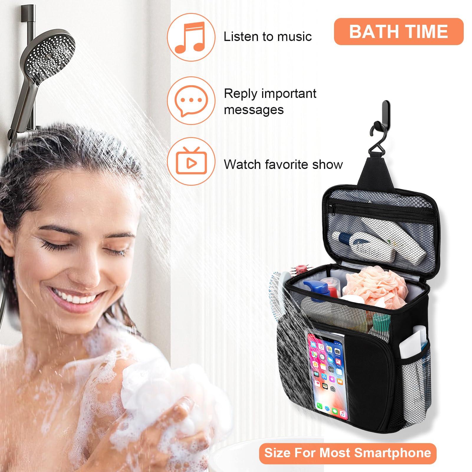 Dorm Room Essentials for Guys, Quick Dry Mesh Shower Caddy, Travel Toiletry Bag for Men and Women, Travel Cruise Ship Camping Essentials, Large Makeup Organizer for Full-Sized Toiletries Gifts for Men - Image 2