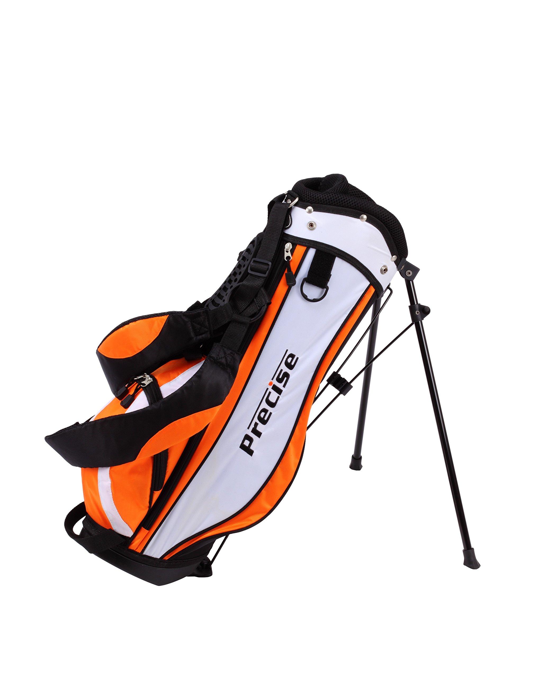 Precise X7 Kids Golf Clubs Set for Ages 3-5, 6-8, 9-12 | Right/Left Hand Girls & Boys Golf Clubs with Lightweight Graphite Shafts, Hybrid & Stand Bag - Image 6