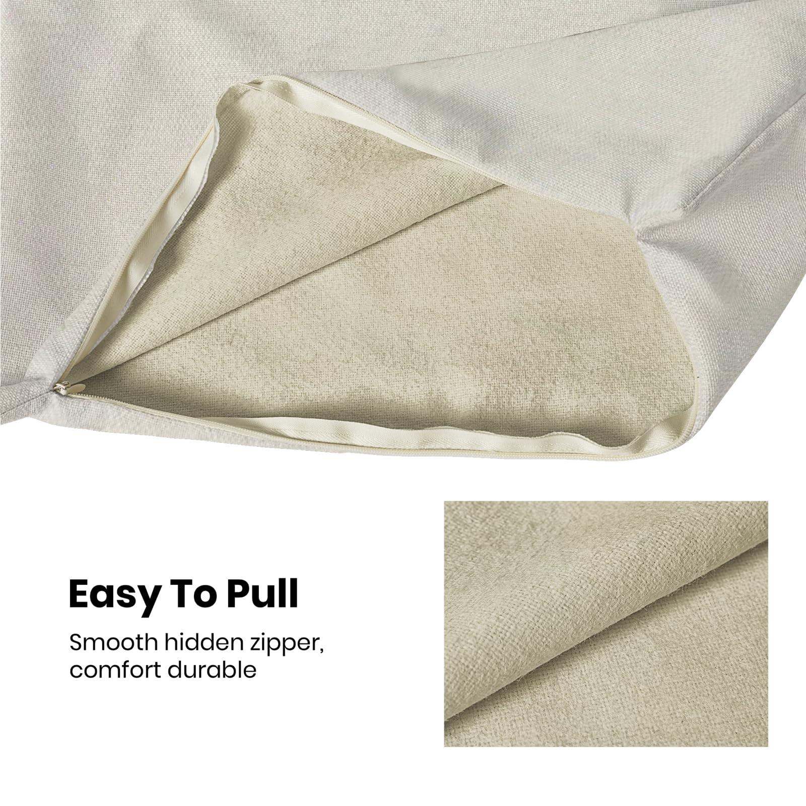 BETGINY Boho Pillow Covers 20x20, Sage Green Cream Ethnic Design Outdoor Decorative Throw Pillows for Couch, Carpet Pattern Decor Cushion Cover 2 Pcs Farmhouse Linen Pillowcase for Bed Car Safa - Image 7