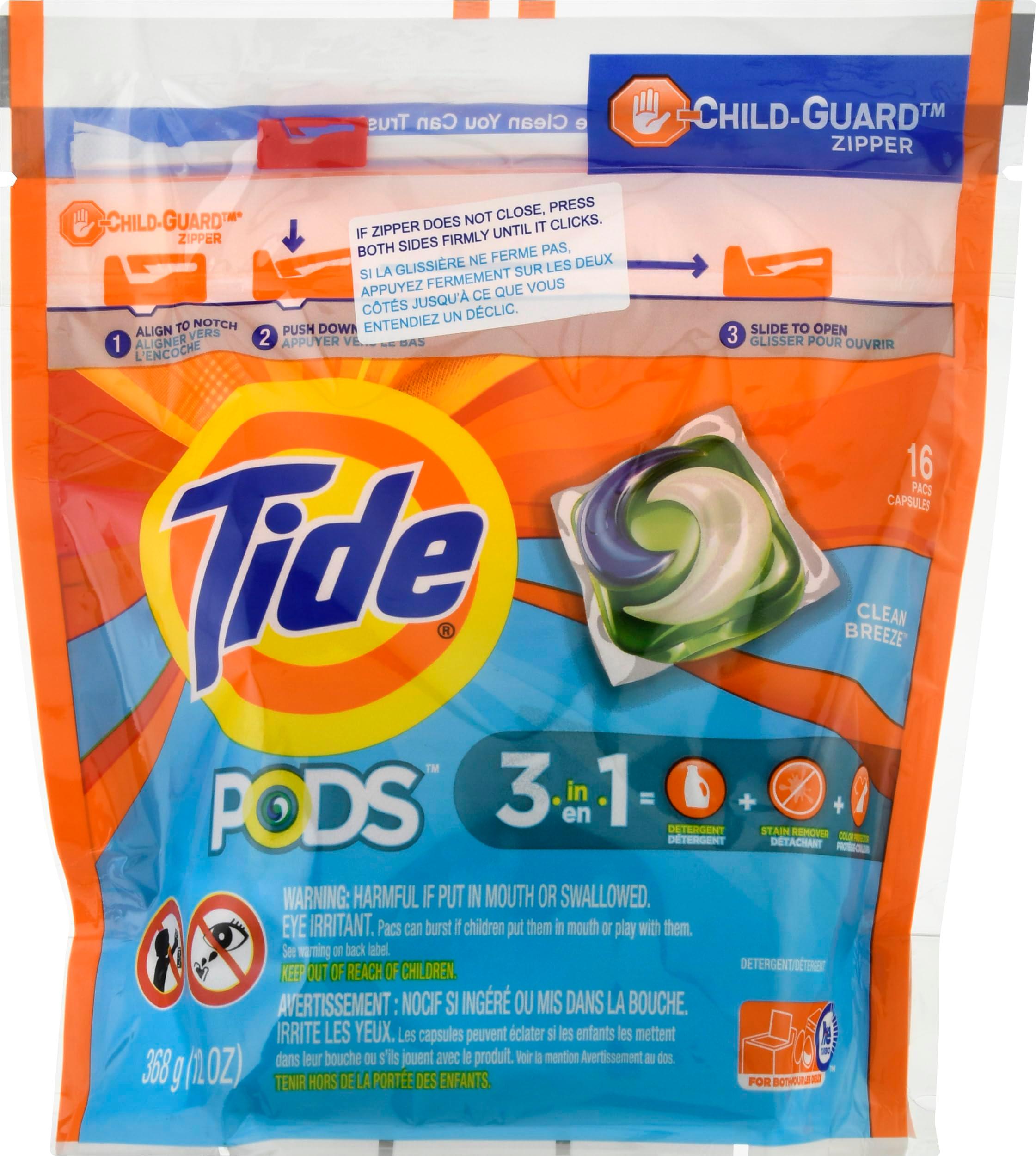 Tide Ocean Mist Scent Laundry Detergent Pod 14 oz.