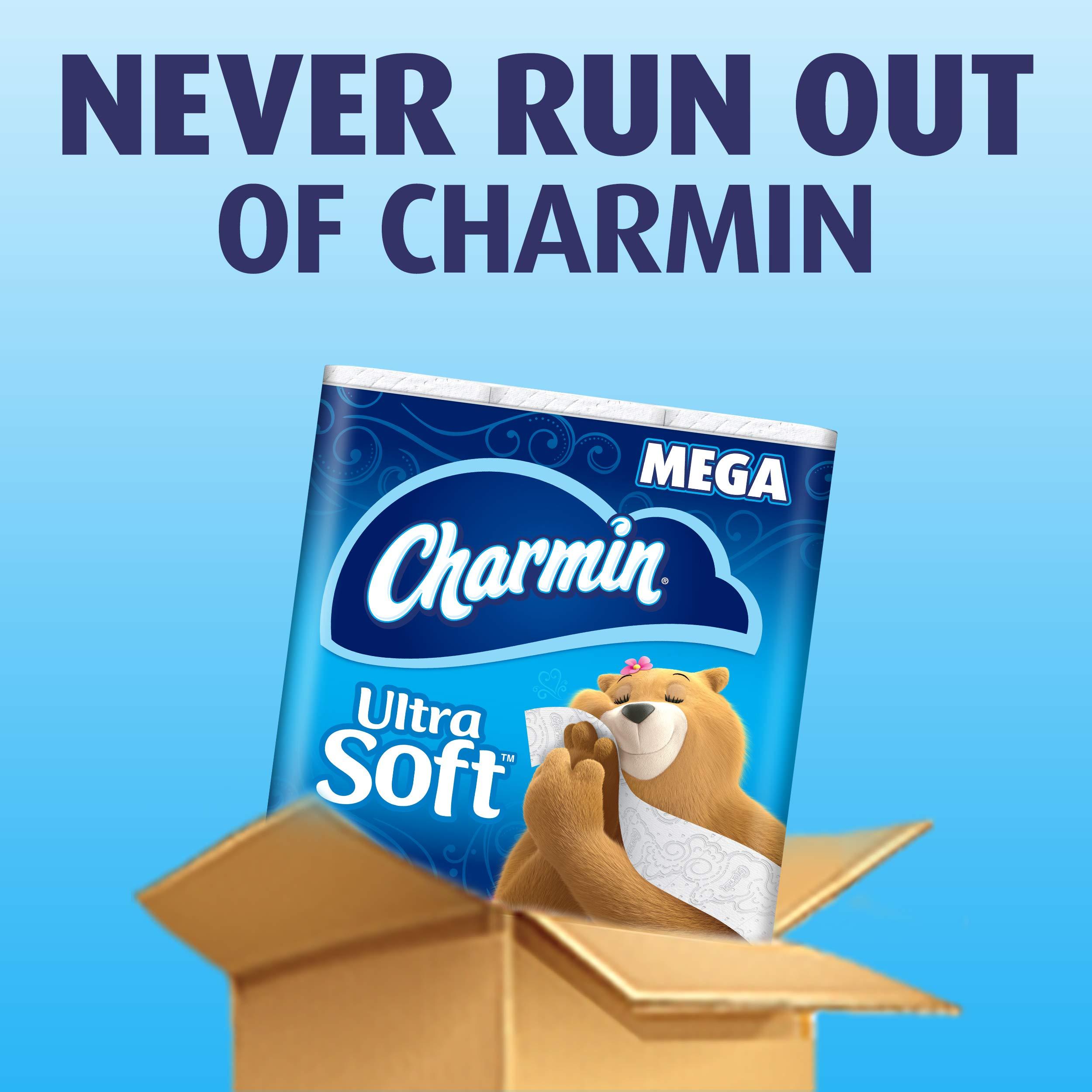 Charmin Ultra Soft Toilet Paper, 6 Mega Rolls = 24 Regular Rolls - Image 9