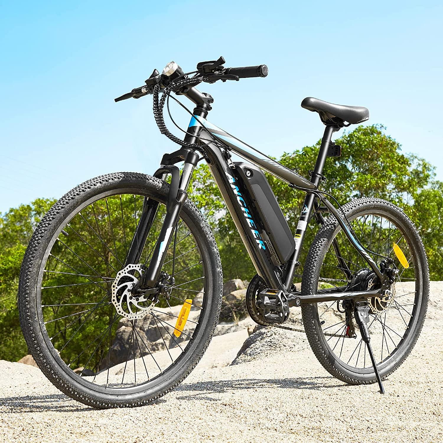 ANCHEER Electric Bike for Adults, [Peak 750W Motor] Electric Mountain Bike, 26" Sunshine Commuter Ebike, 55 Miles 22MPH Electric Bicycle with 48V/374Wh Battery, LCD Display, 21Speed, UL 2849 Certified - Image 2