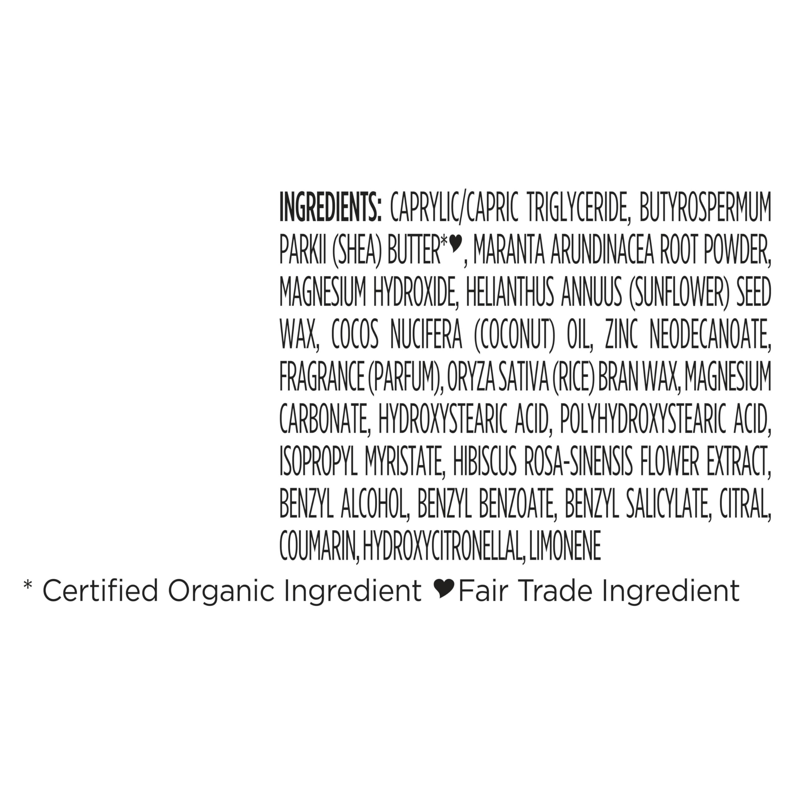 SheaMoisture Deodorant Stick 72h Odor Control Coconut & Hibiscus Fresh Aluminum Free 2.6 oz - Image 9